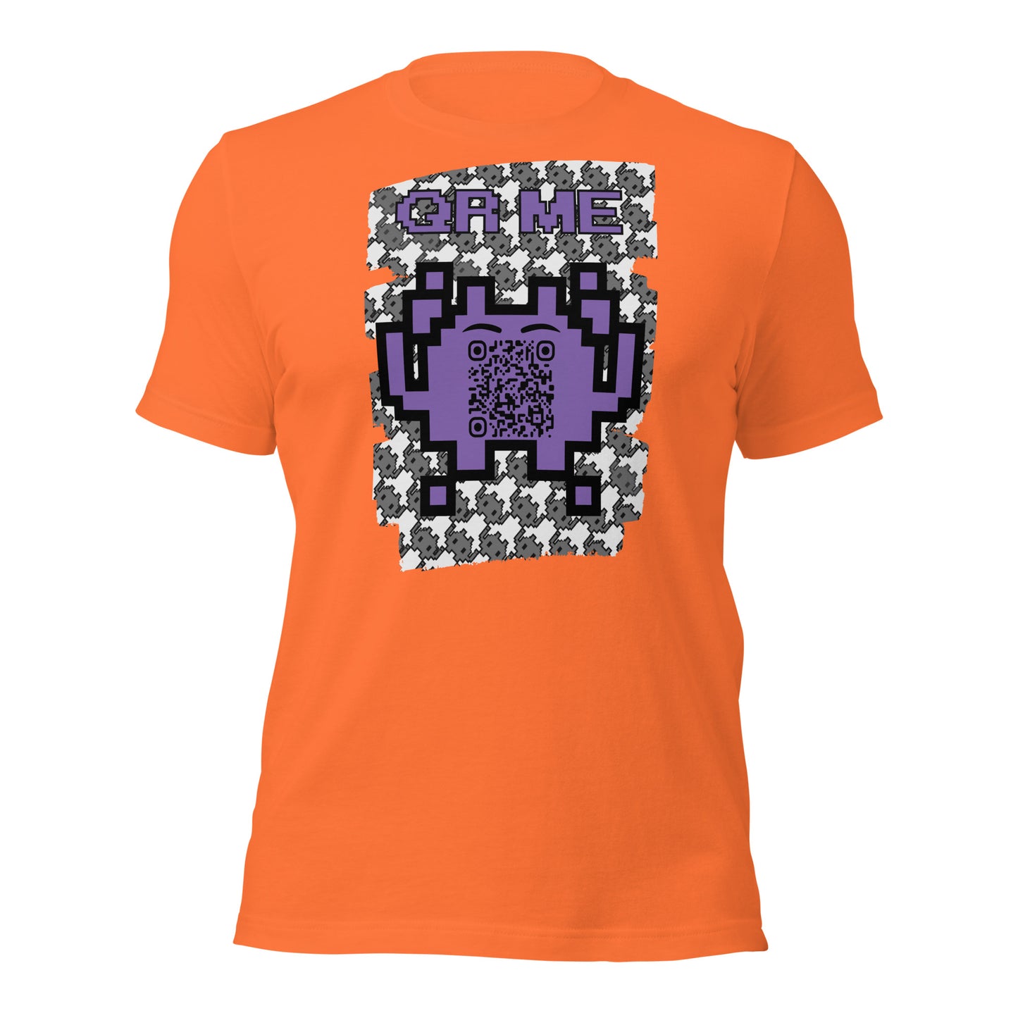 Mono Alien QR Code T-Shirt – Share Your Gaming and YouTube Links