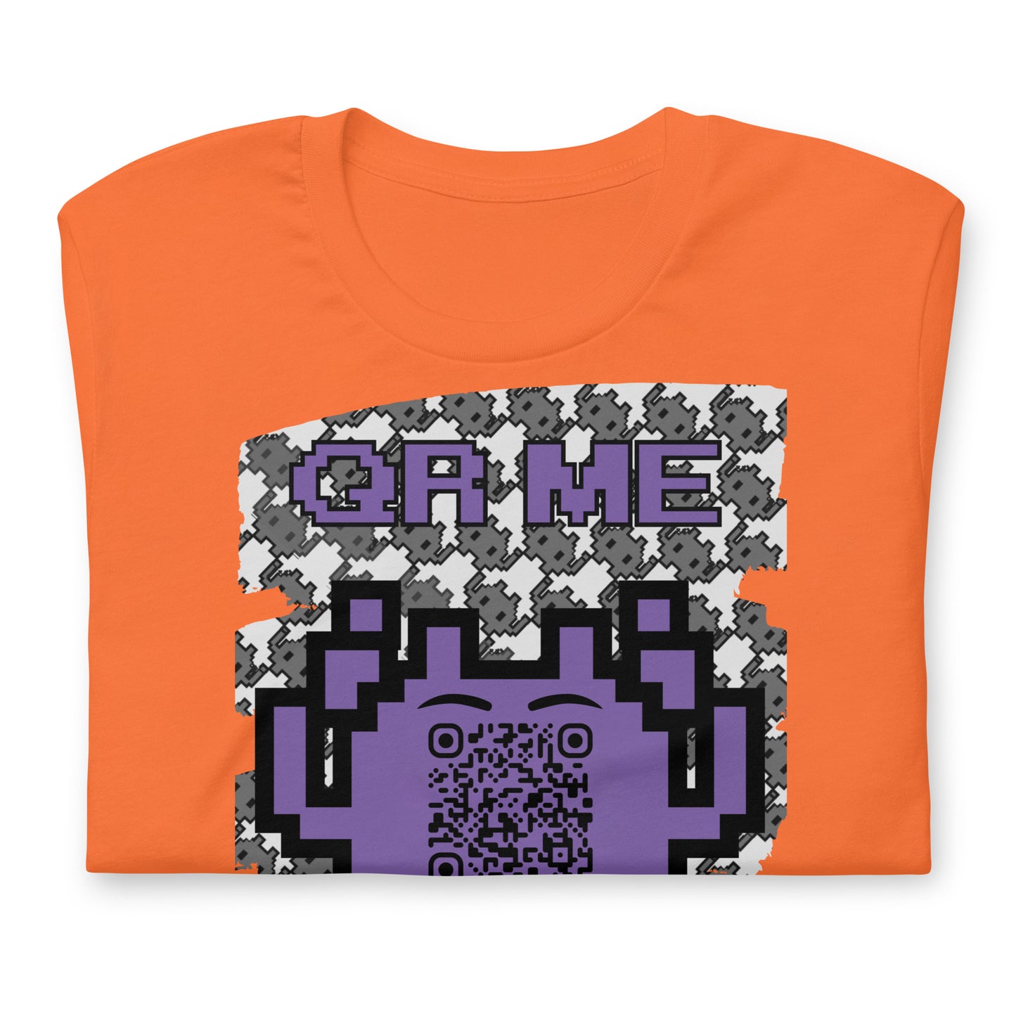 Mono Alien QR Code T-Shirt – Share Your Gaming and YouTube Links