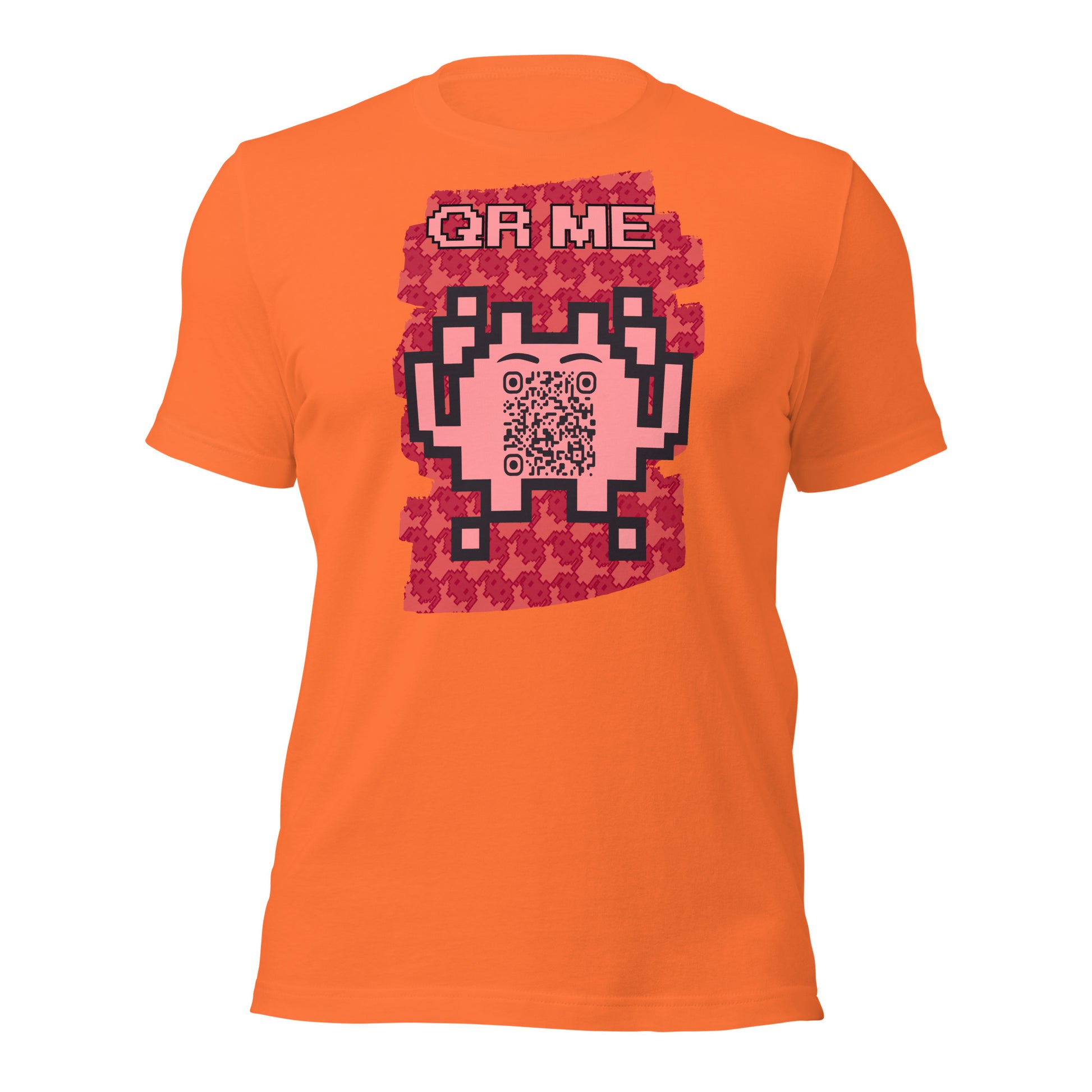 Red Alien QR Code T-Shirt – Go Boldly and Share