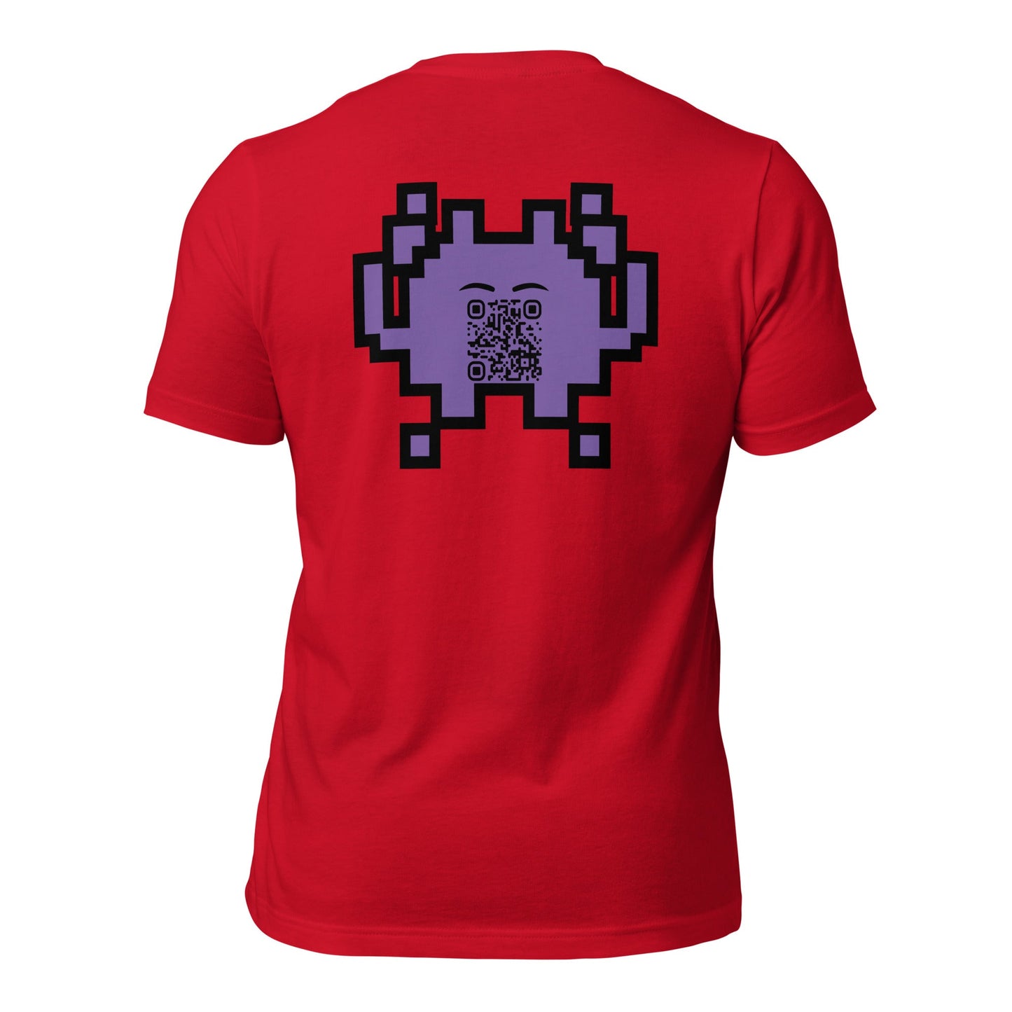 Alien Emoji Personalized QR Code T-Shirt – Unisex & Fun