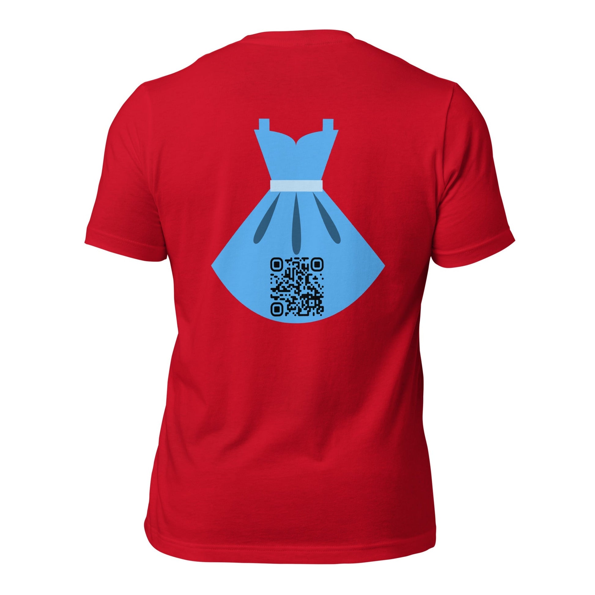 Dress Emoji Personalized QR Code Unisex T-Shirt