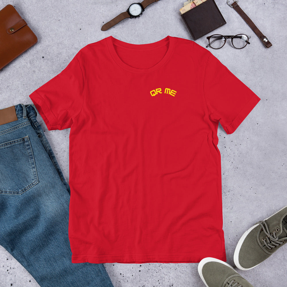 Vulcan Wave Emoji Personalized QR Code T-Shirt