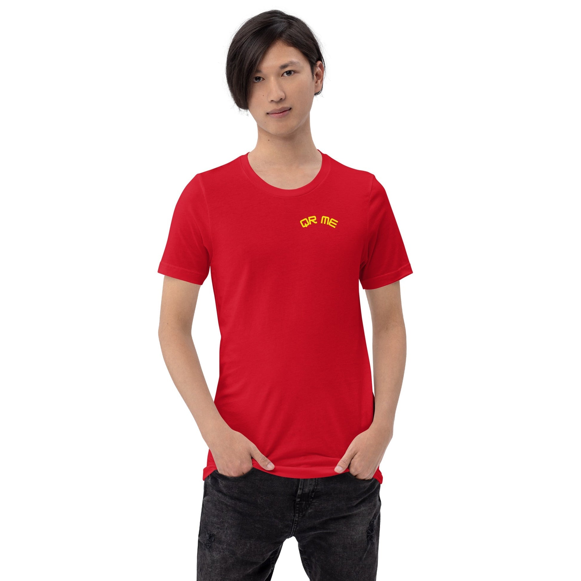 Alien Emoji Personalized QR Code T-Shirt – Unisex & Fun