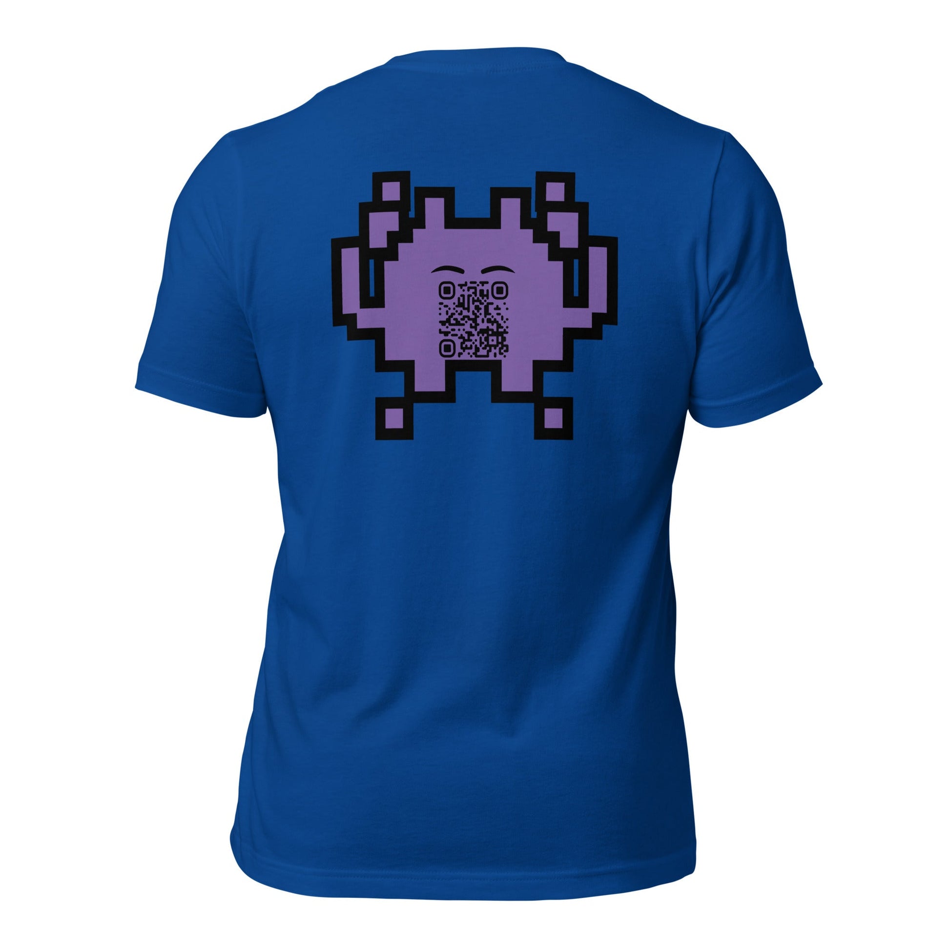 Alien Emoji Personalized QR Code T-Shirt – Unisex & Fun