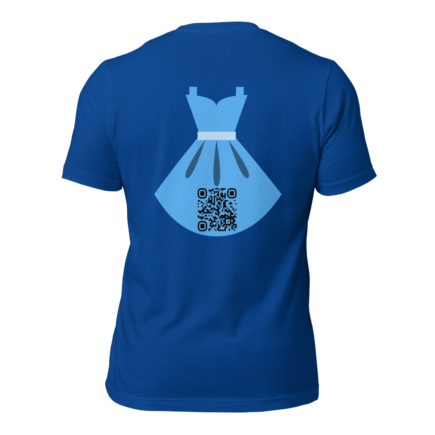Dress Emoji Personalized QR Code Unisex T-Shirt