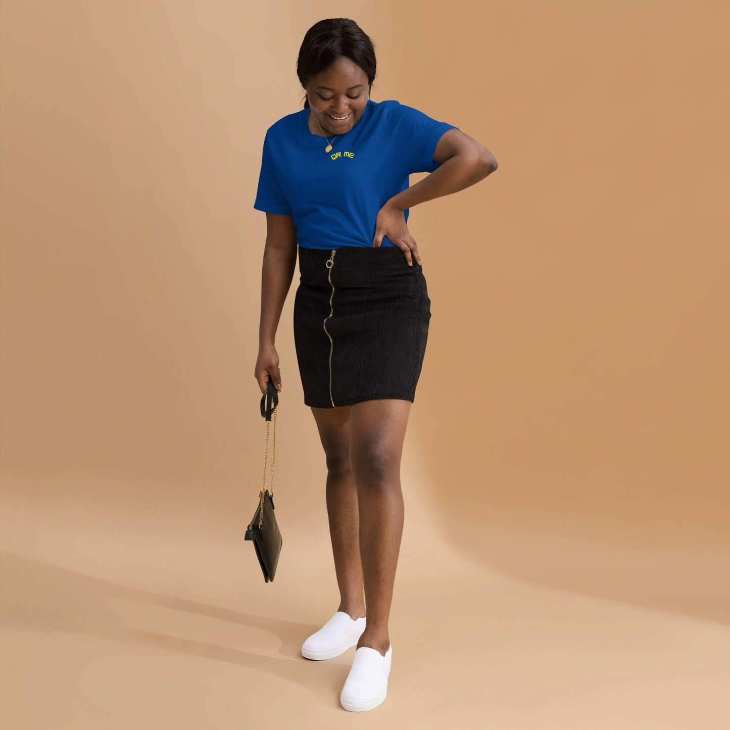 Dress Emoji Personalized QR Code Unisex T-Shirt