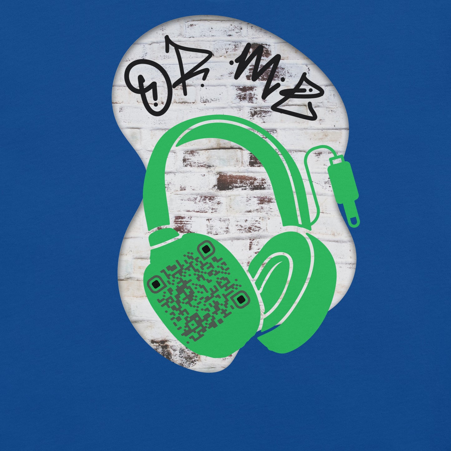 Graffiti Wall QR Code T-Shirt – Share Your Music Boldly