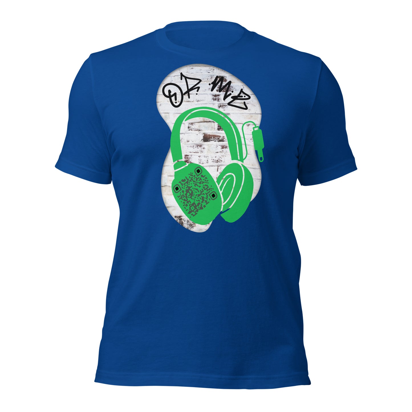 Graffiti Wall QR Code T-Shirt – Share Your Music Boldly