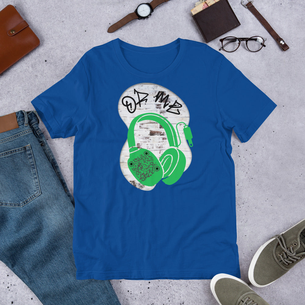 Graffiti Wall QR Code T-Shirt – Share Your Music Boldly