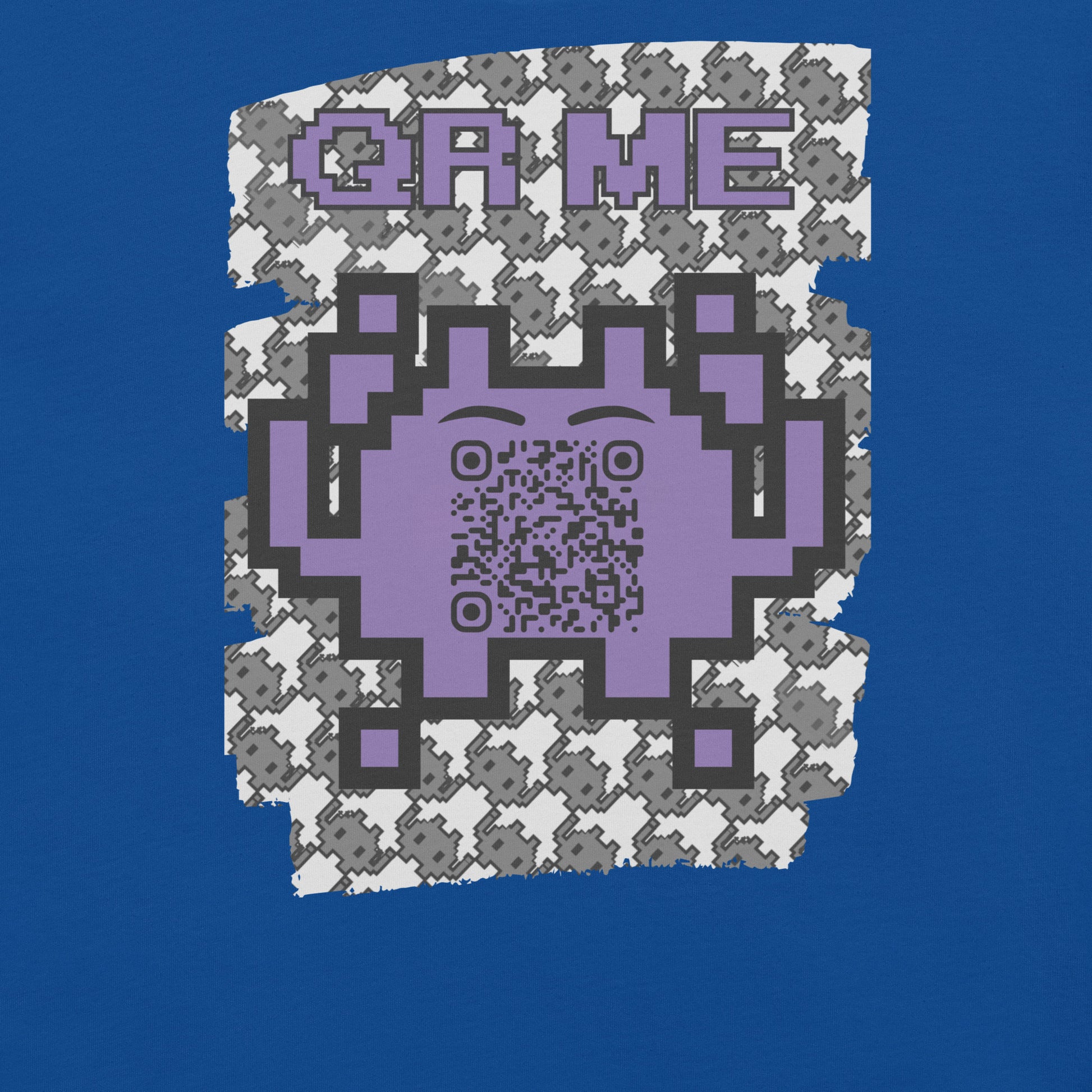 Mono Alien QR Code T-Shirt – Share Your Gaming and YouTube Links