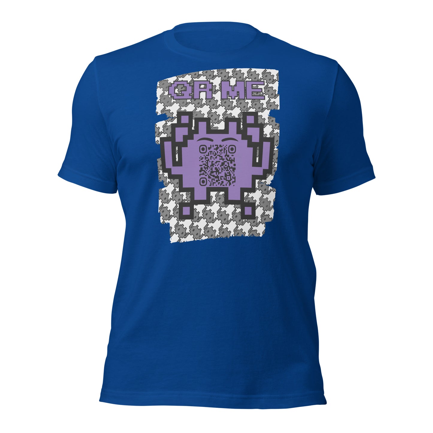 Mono Alien QR Code T-Shirt – Share Your Gaming and YouTube Links