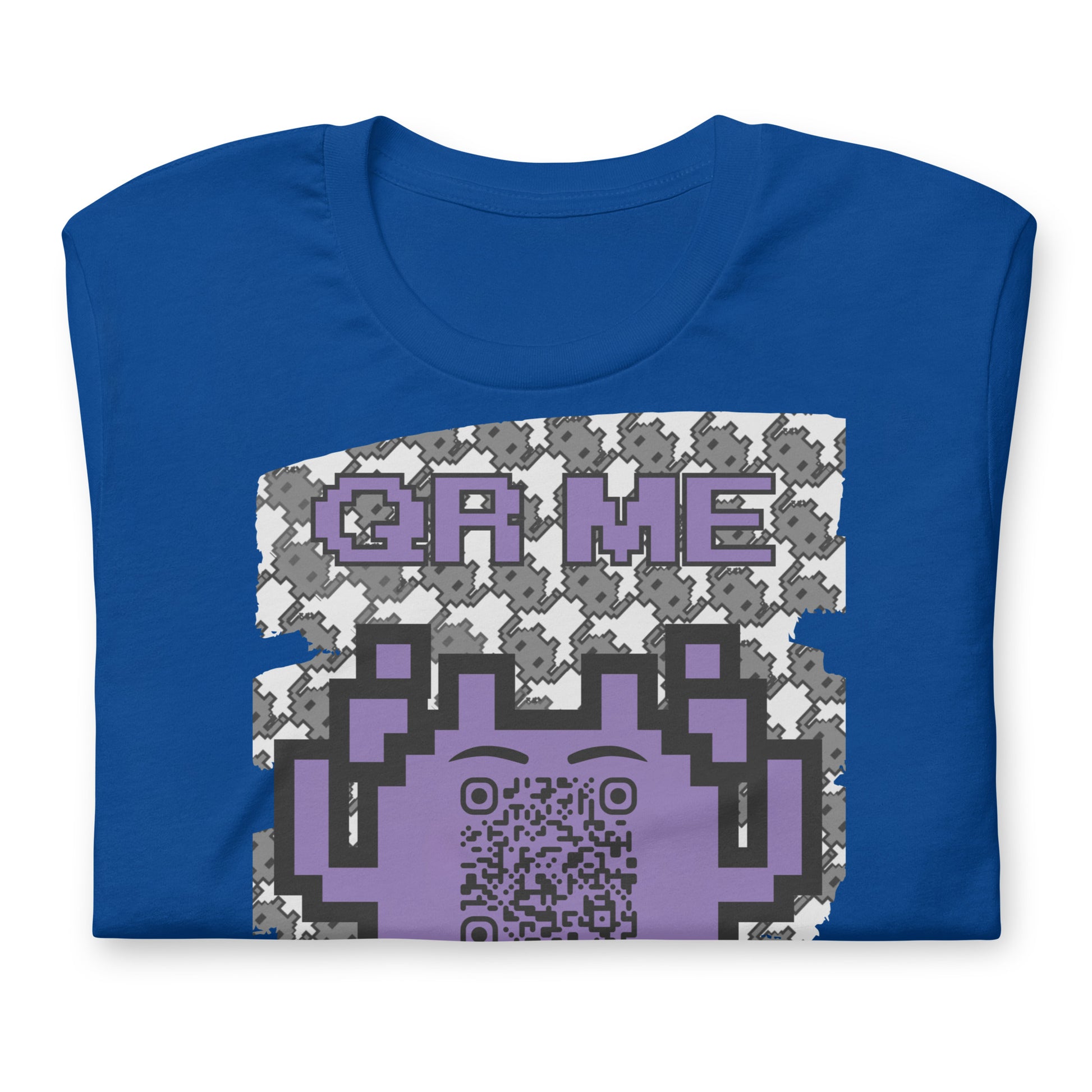 Mono Alien QR Code T-Shirt – Share Your Gaming and YouTube Links