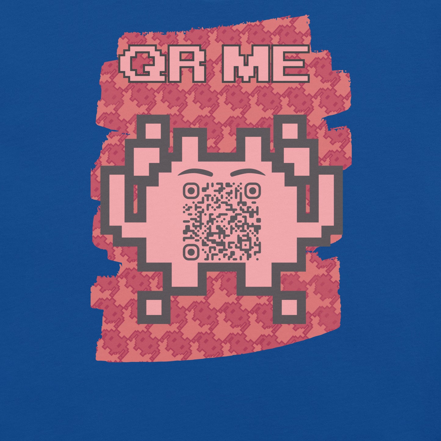 Red Alien QR Code T-Shirt – Go Boldly and Share