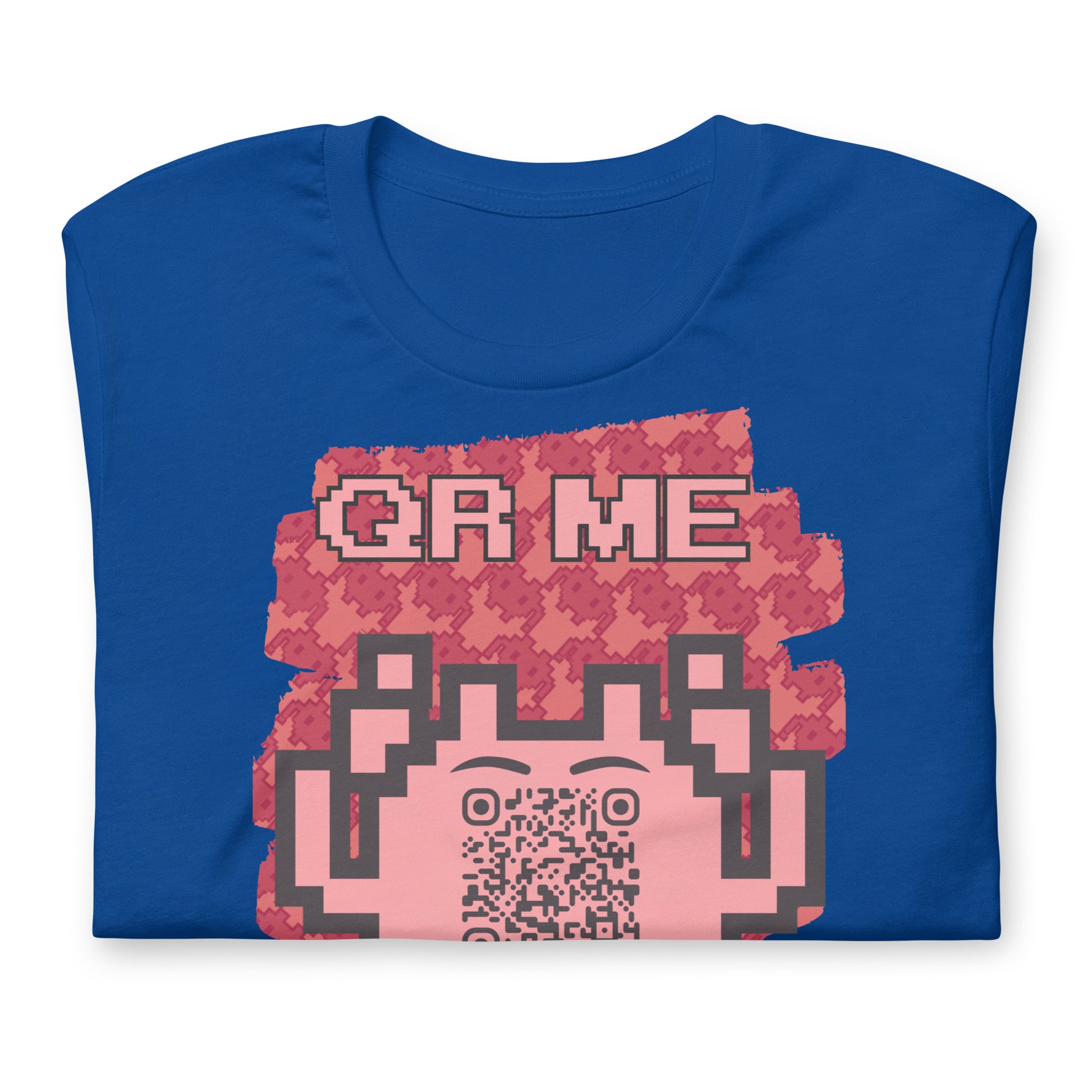 Red Alien QR Code T-Shirt – Go Boldly and Share