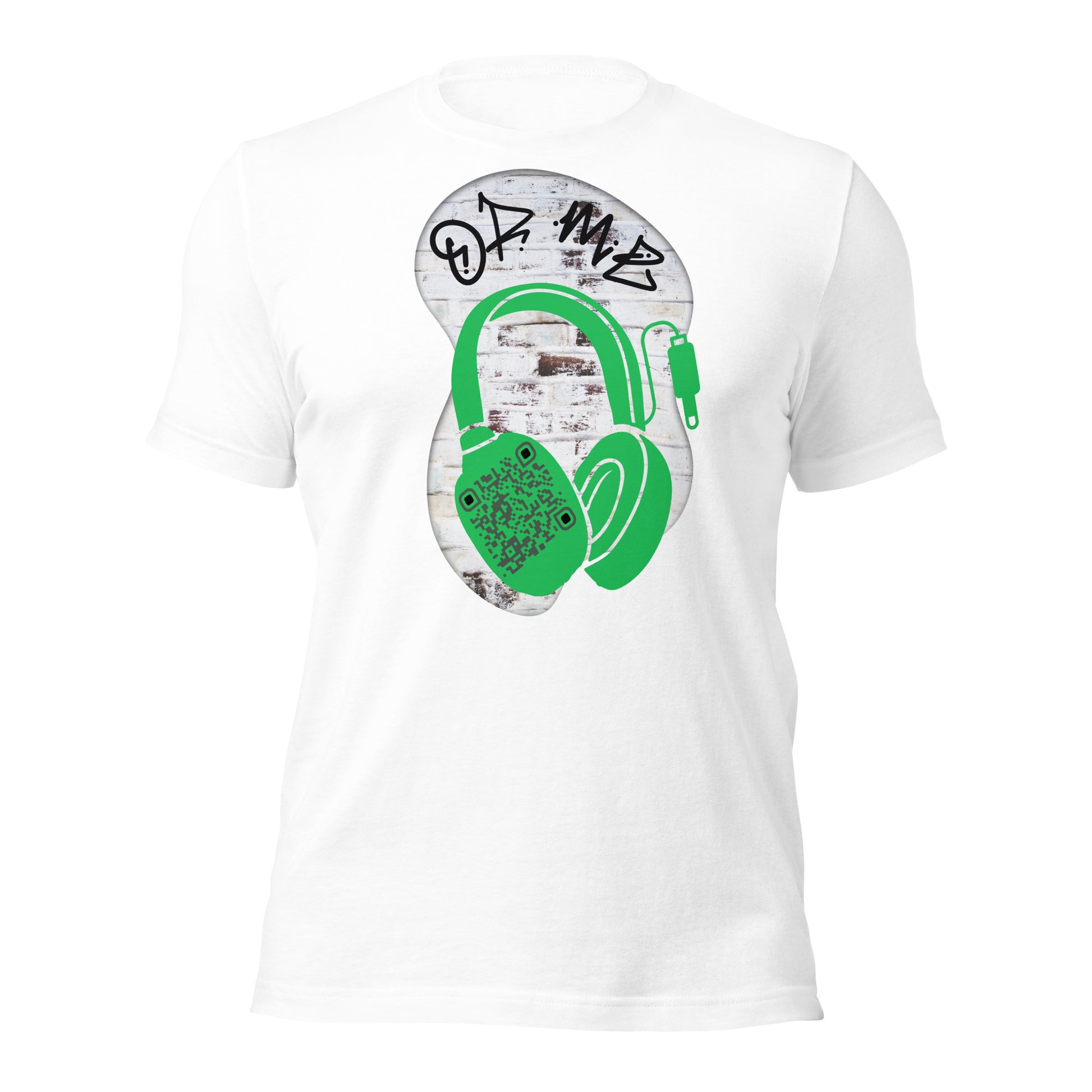 Graffiti Wall QR Code T-Shirt – Share Your Music Boldly