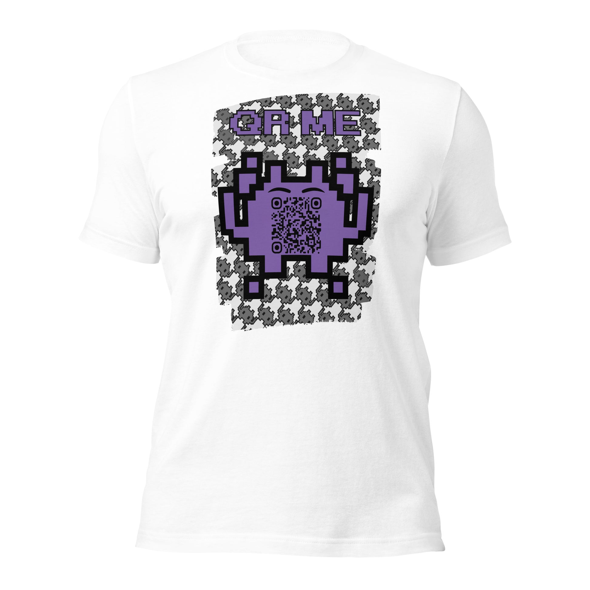 Mono Alien QR Code T-Shirt – Share Your Gaming and YouTube Links