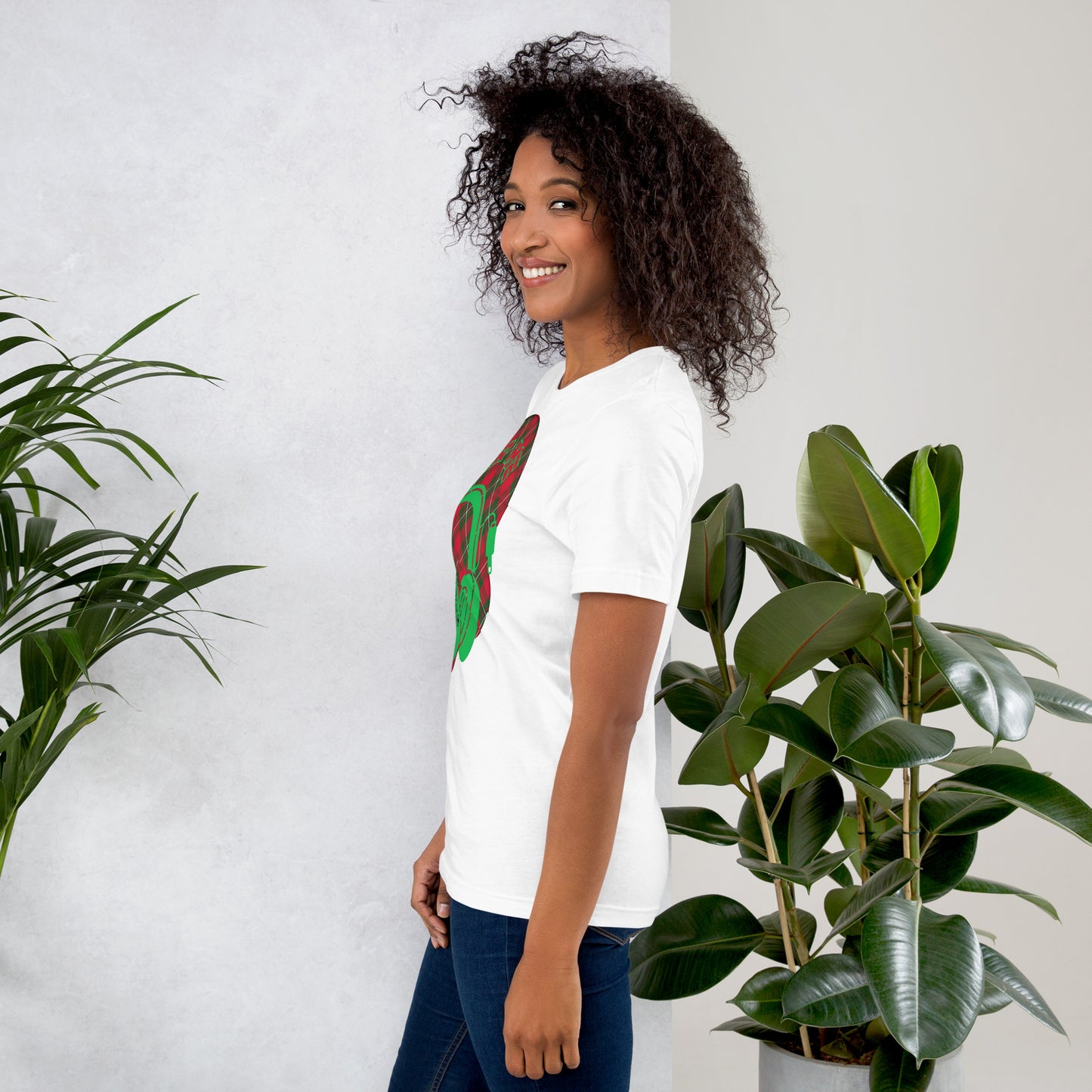 Tartan QR Code T-Shirt – Share Your Music with Timeless Style