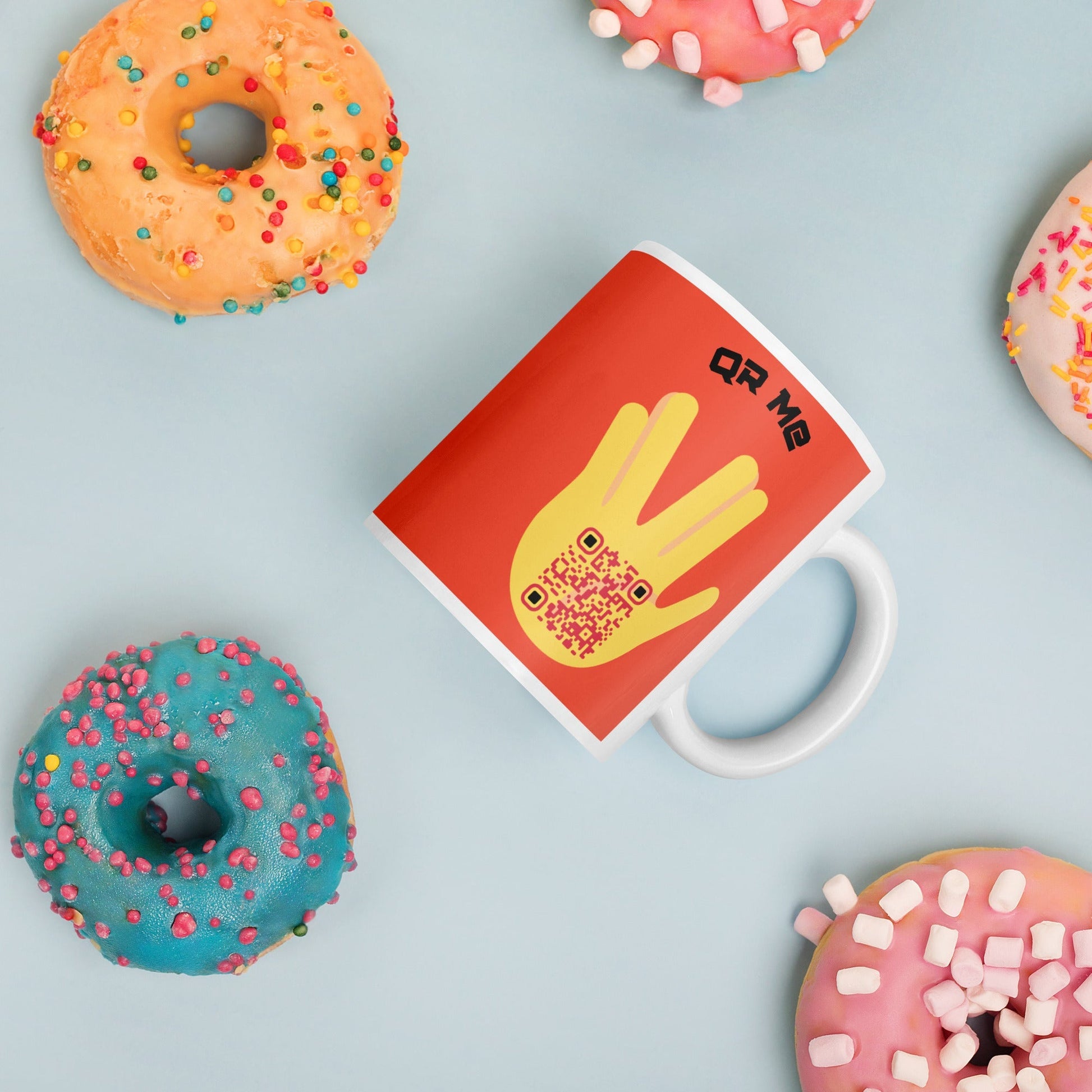 Vulcan Wave Personalized QR Code mug