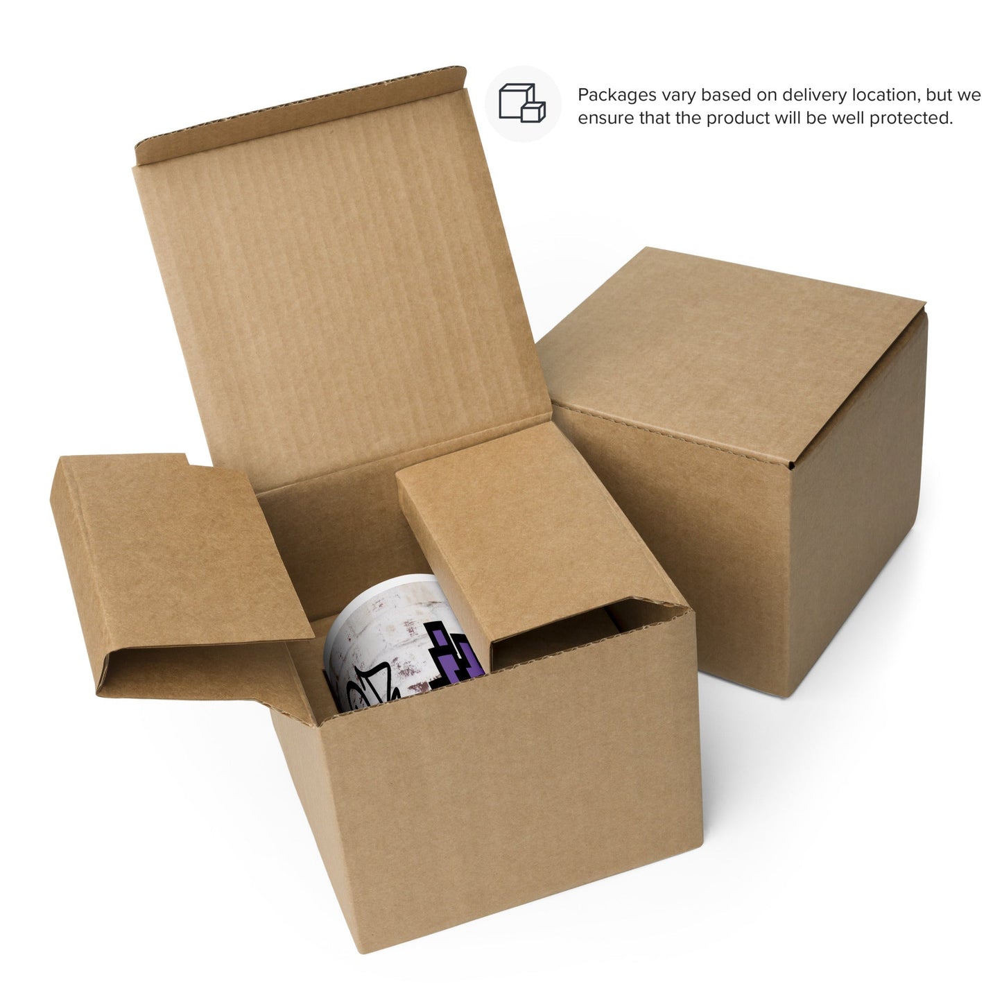 Graffiti Wall Alien Emoji QR Code Mug - For The Gamers