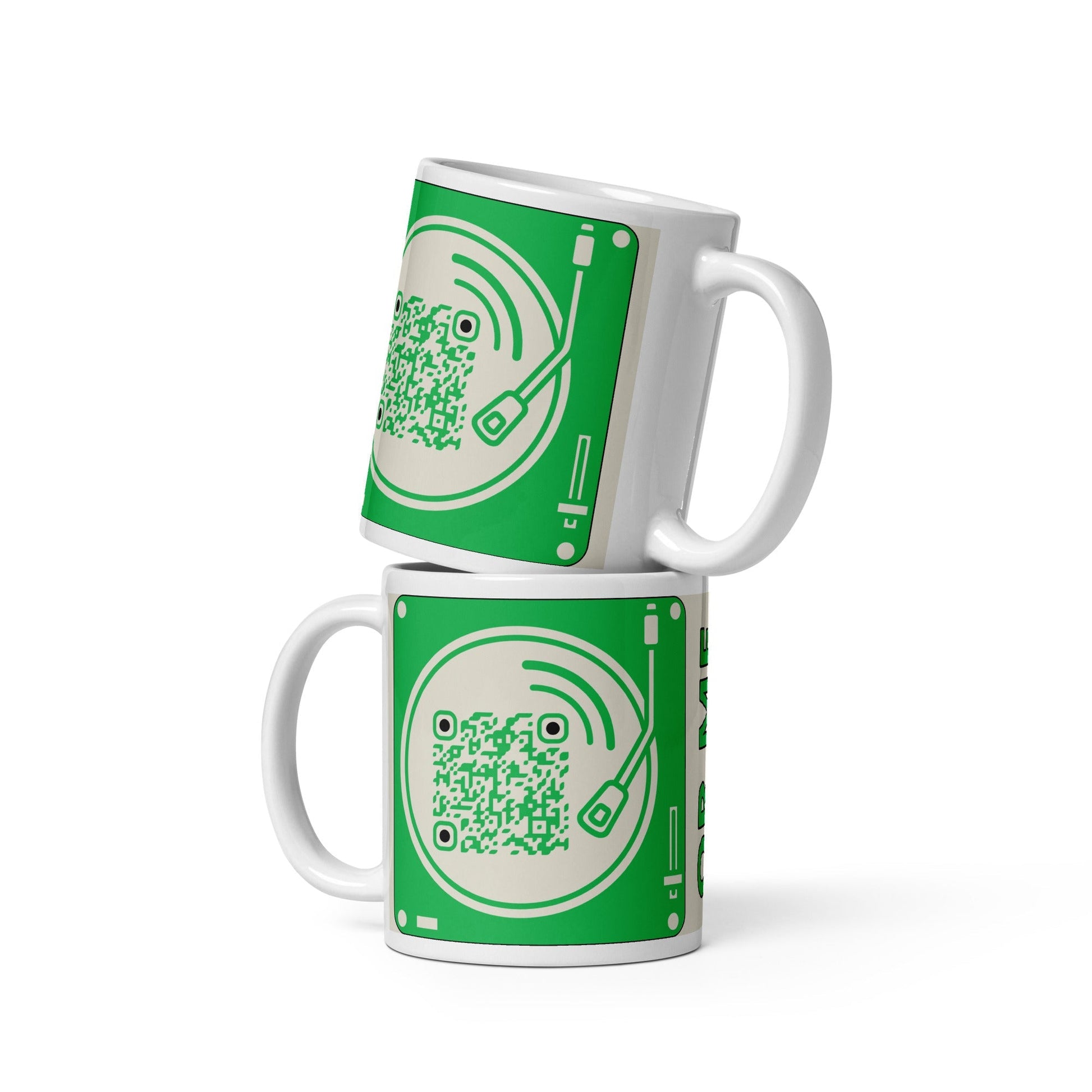 Music lovers Personalized QR Code Coffee mug