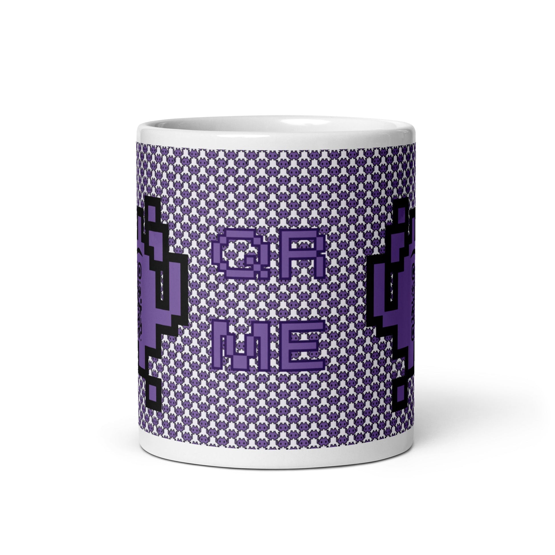 Alien Emoji QR Code Mug Original β Share Your Gaming World