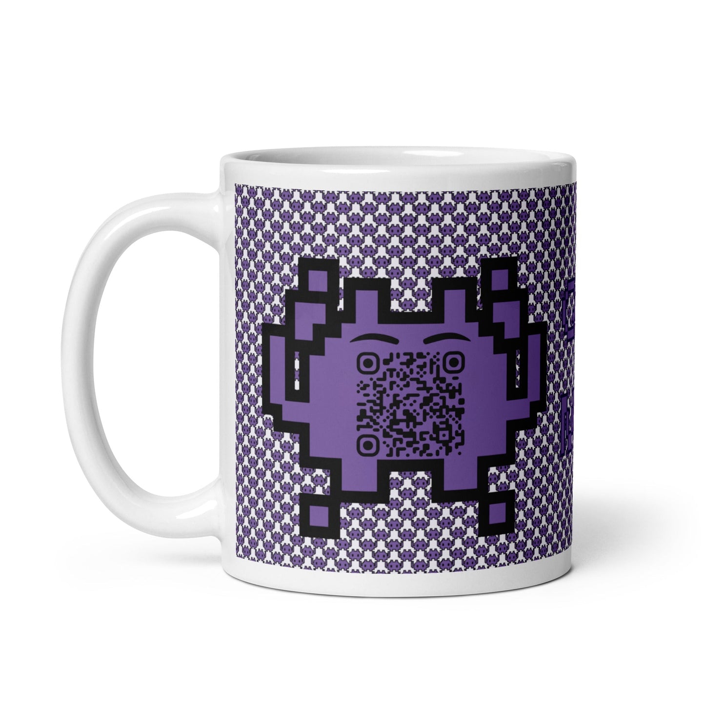 Alien Emoji QR Code Mug Original β Share Your Gaming World