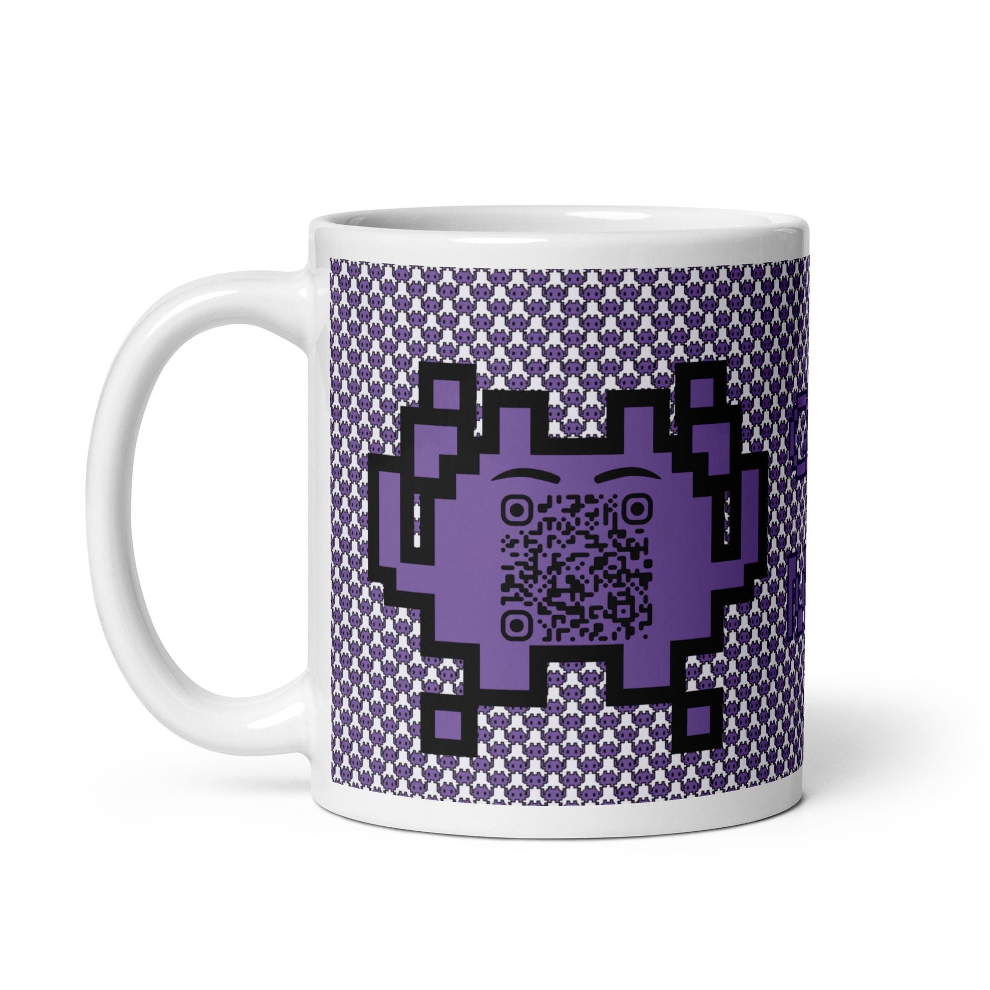 Alien Emoji QR Code Mug Original β Share Your Gaming World