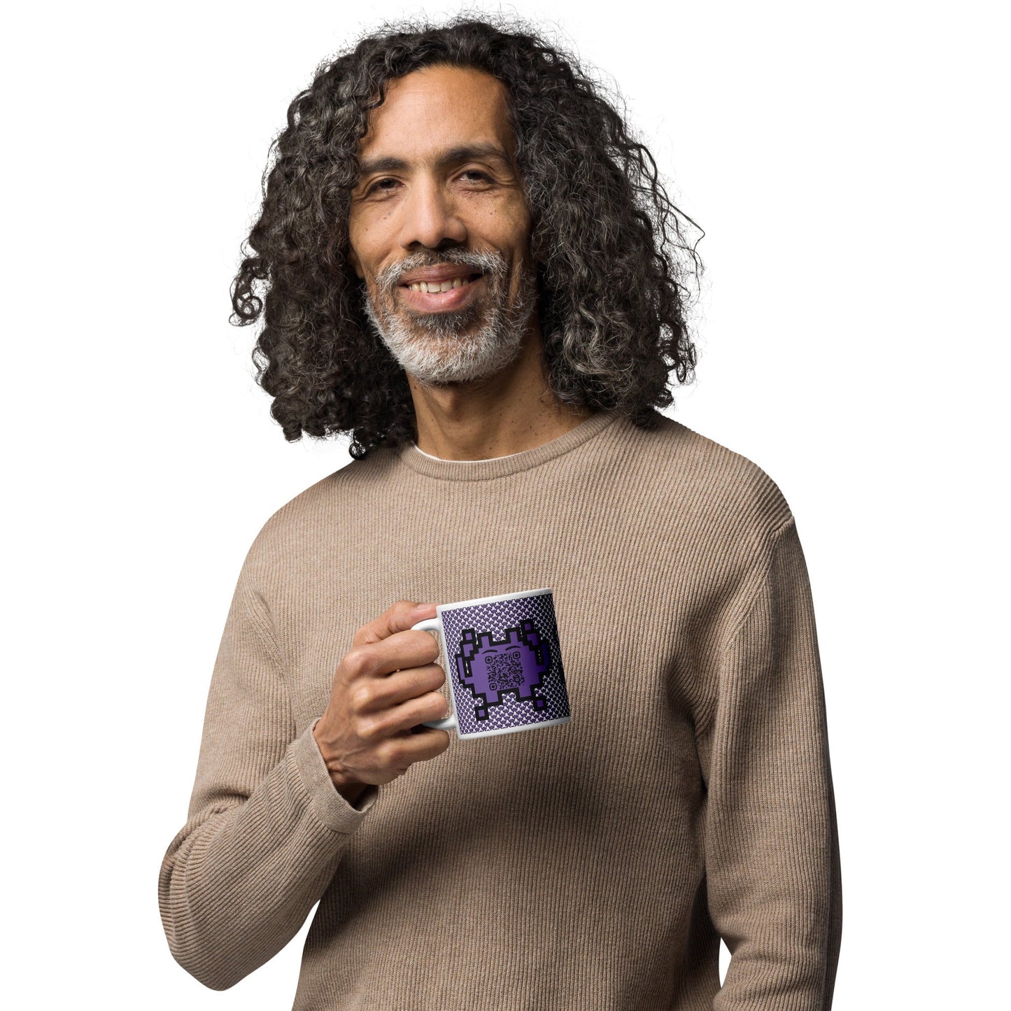 Alien Emoji QR Code Mug Original β Share Your Gaming World