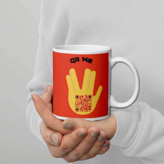 Vulcan Wave Personalized QR Code mug