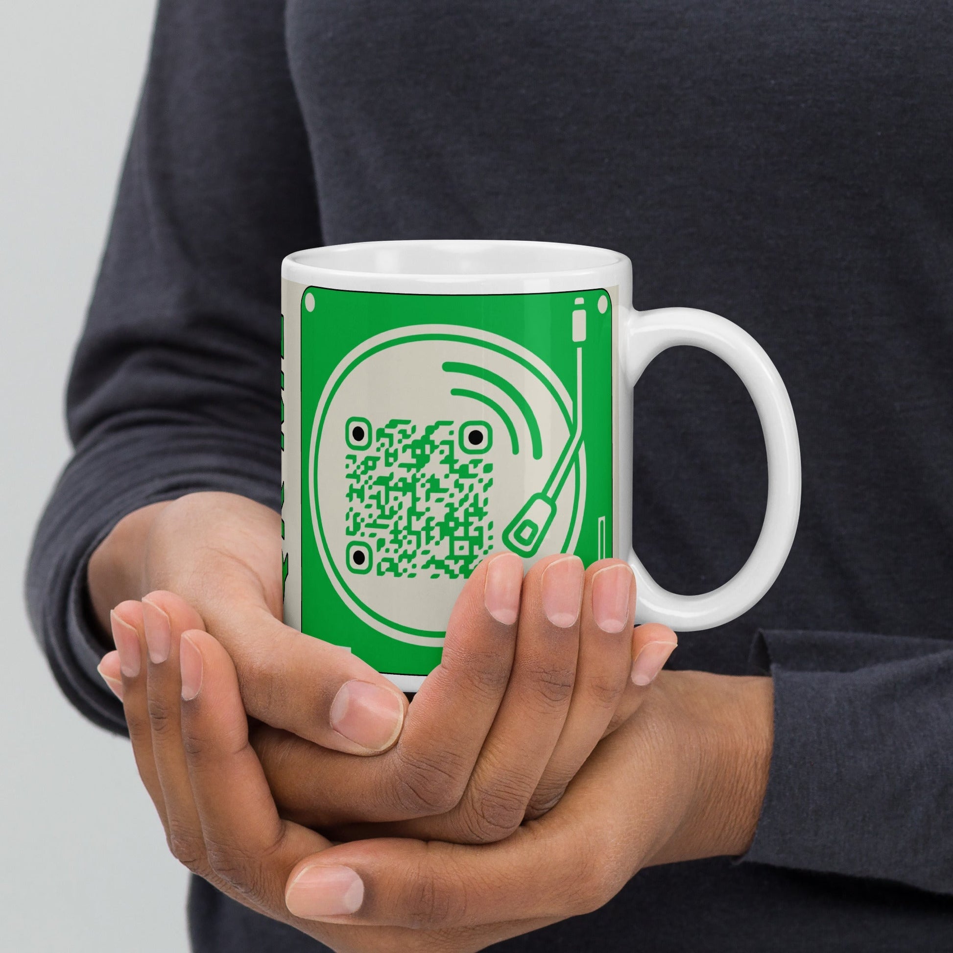 Music lovers Personalized QR Code Coffee mug
