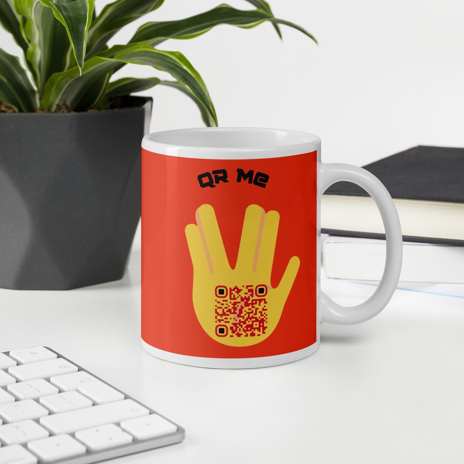 Vulcan Wave Personalized QR Code mug