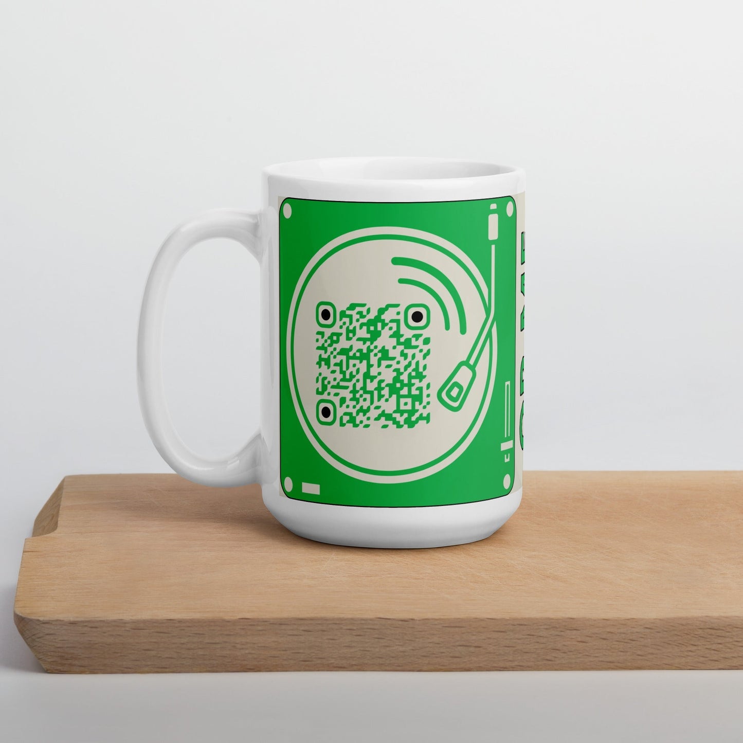 Music lovers Personalized QR Code Coffee mug