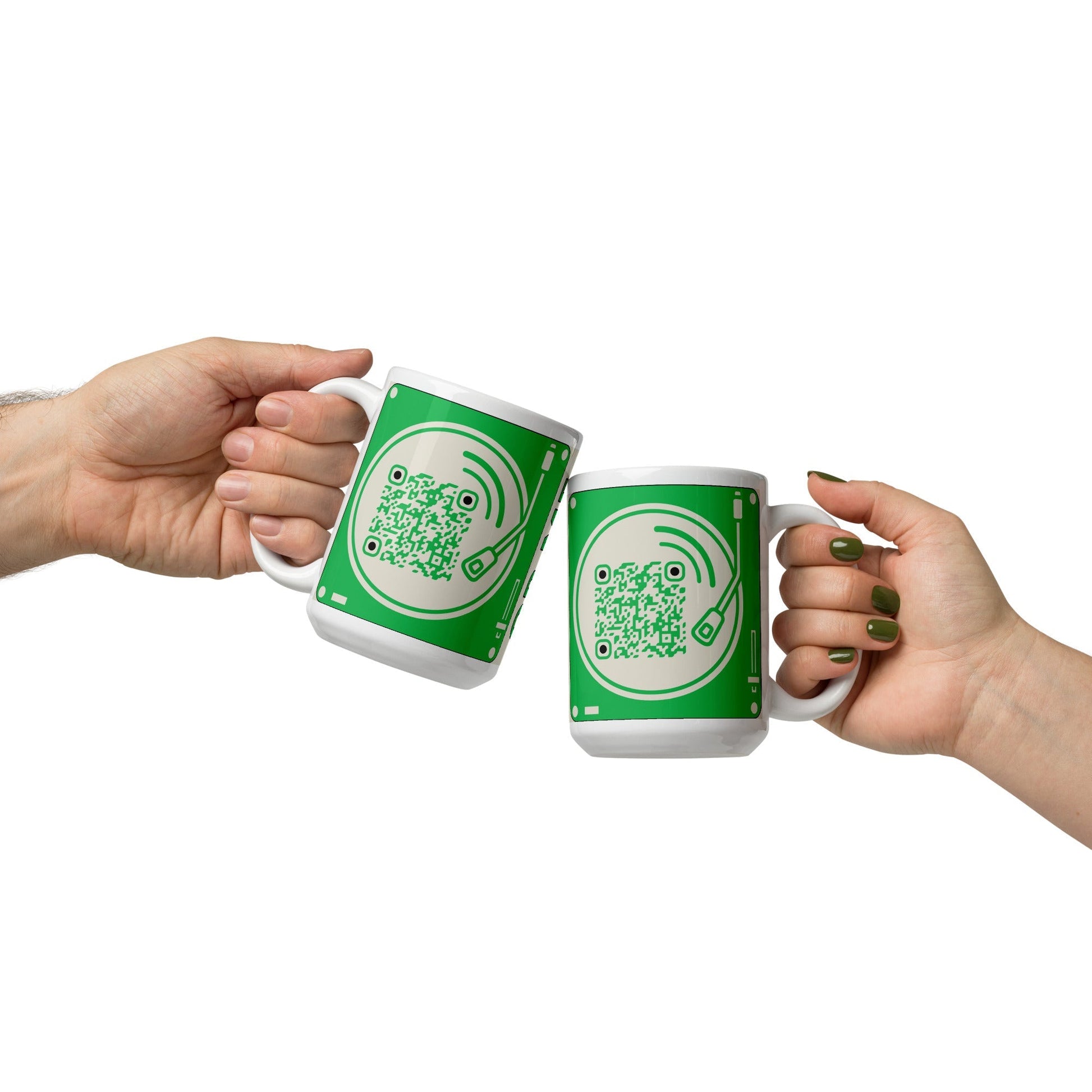 Music lovers Personalized QR Code Coffee mug