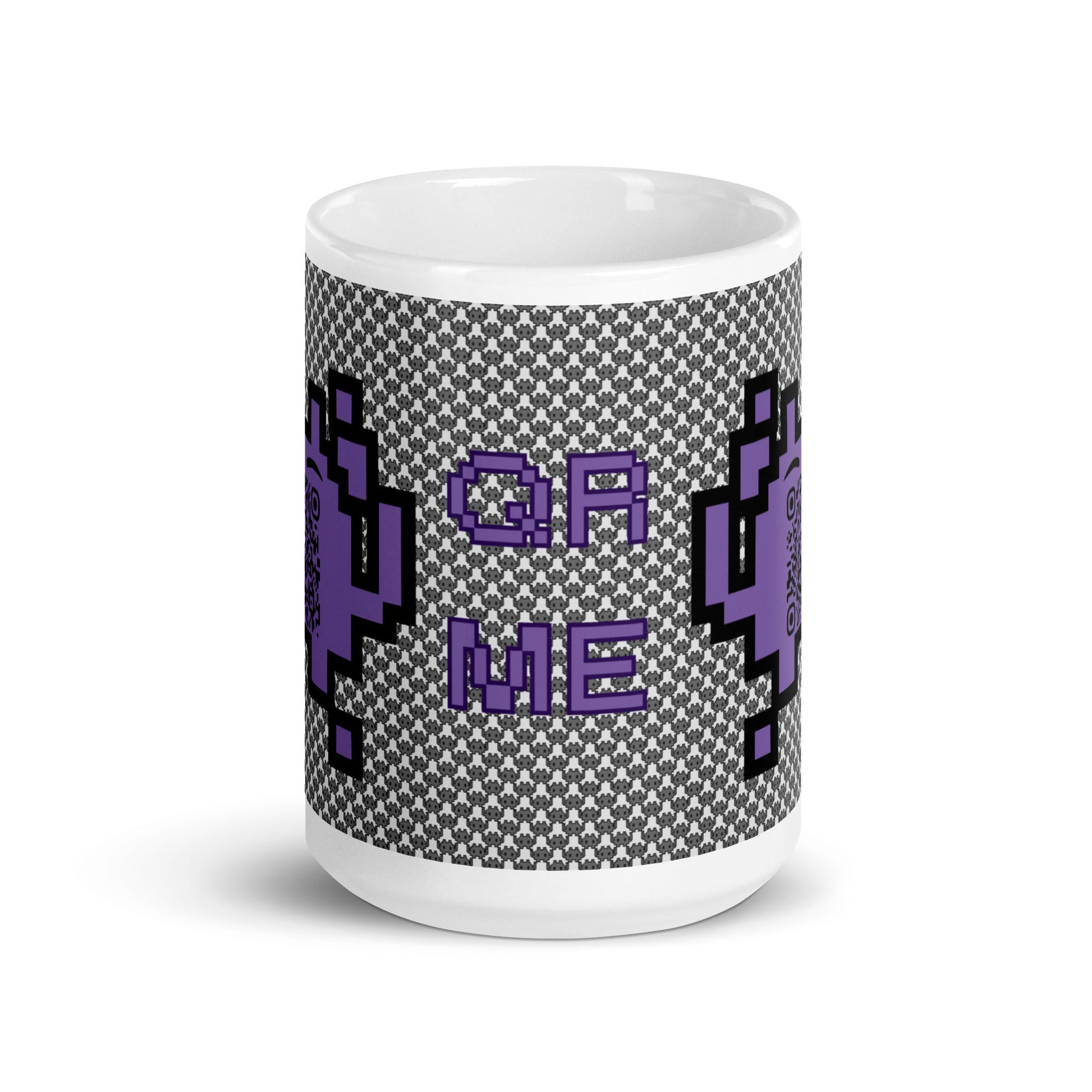 Alien Emoji QR Code Mono Mug β Share Your Gaming Stats