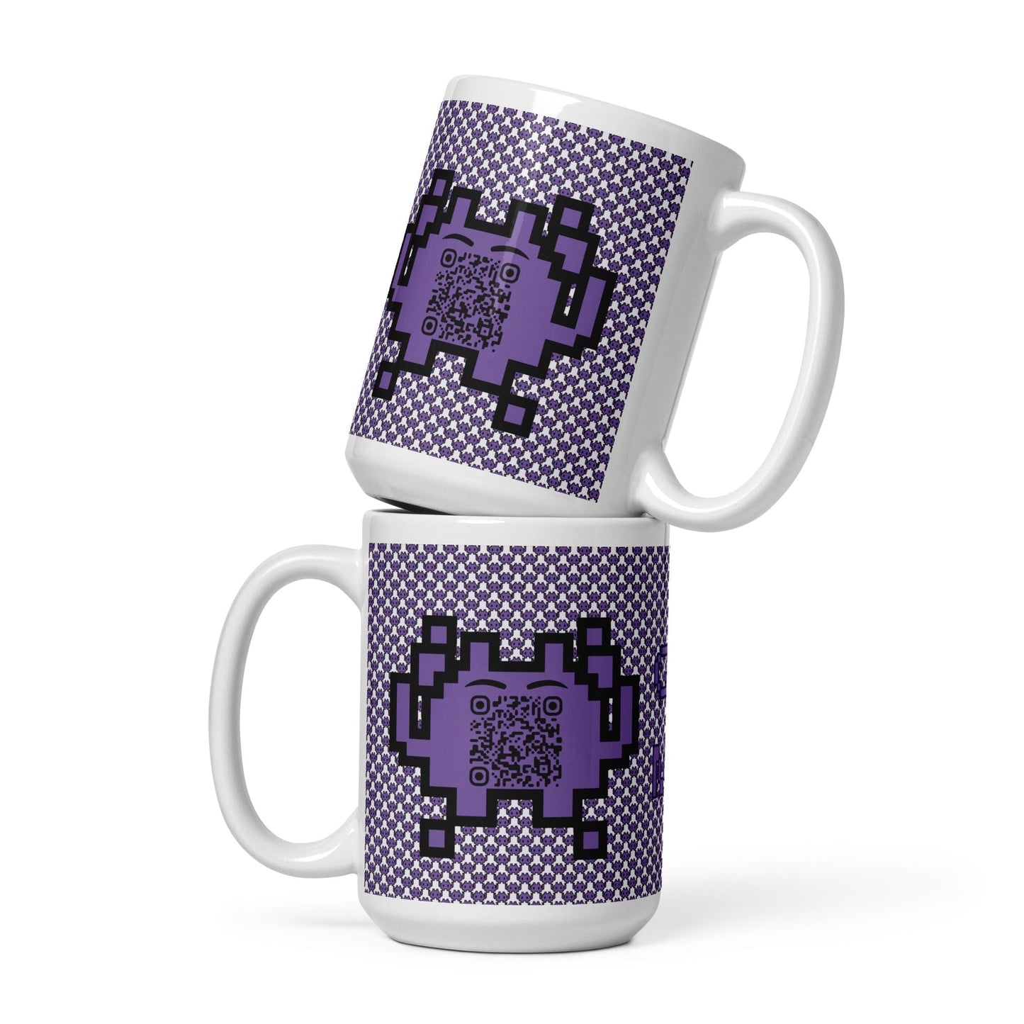 Alien Emoji QR Code Mug Original β Share Your Gaming World
