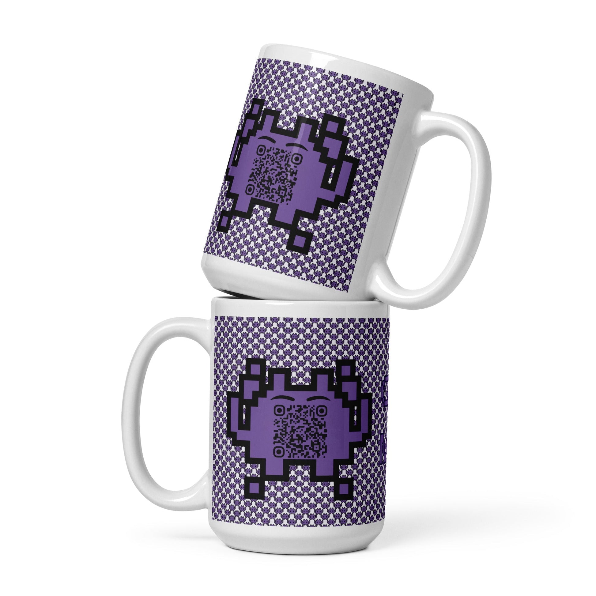 Alien Emoji QR Code Mug Original β Share Your Gaming World