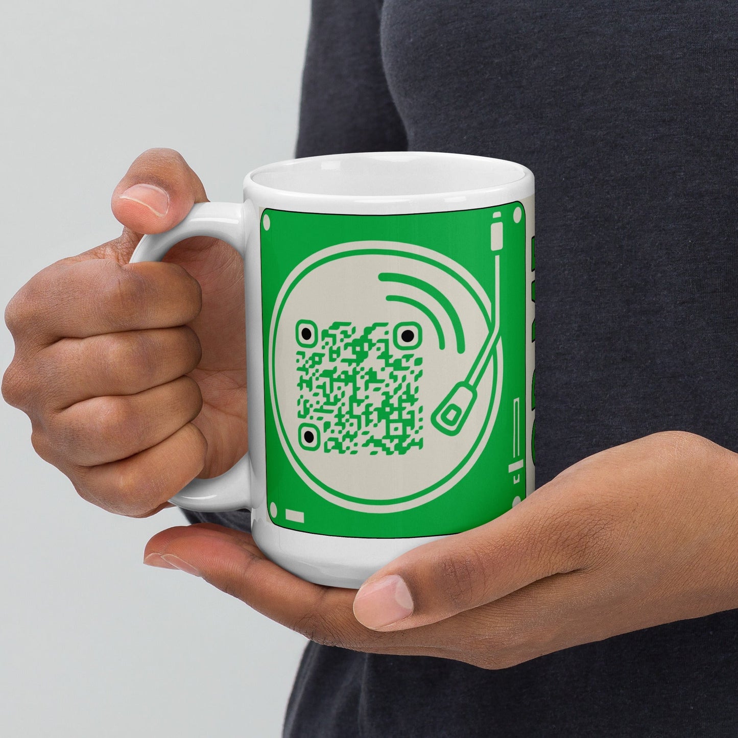 Music lovers Personalized QR Code Coffee mug