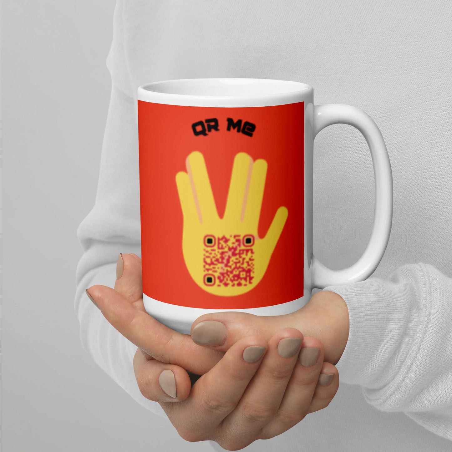 Vulcan Wave Personalized QR Code mug