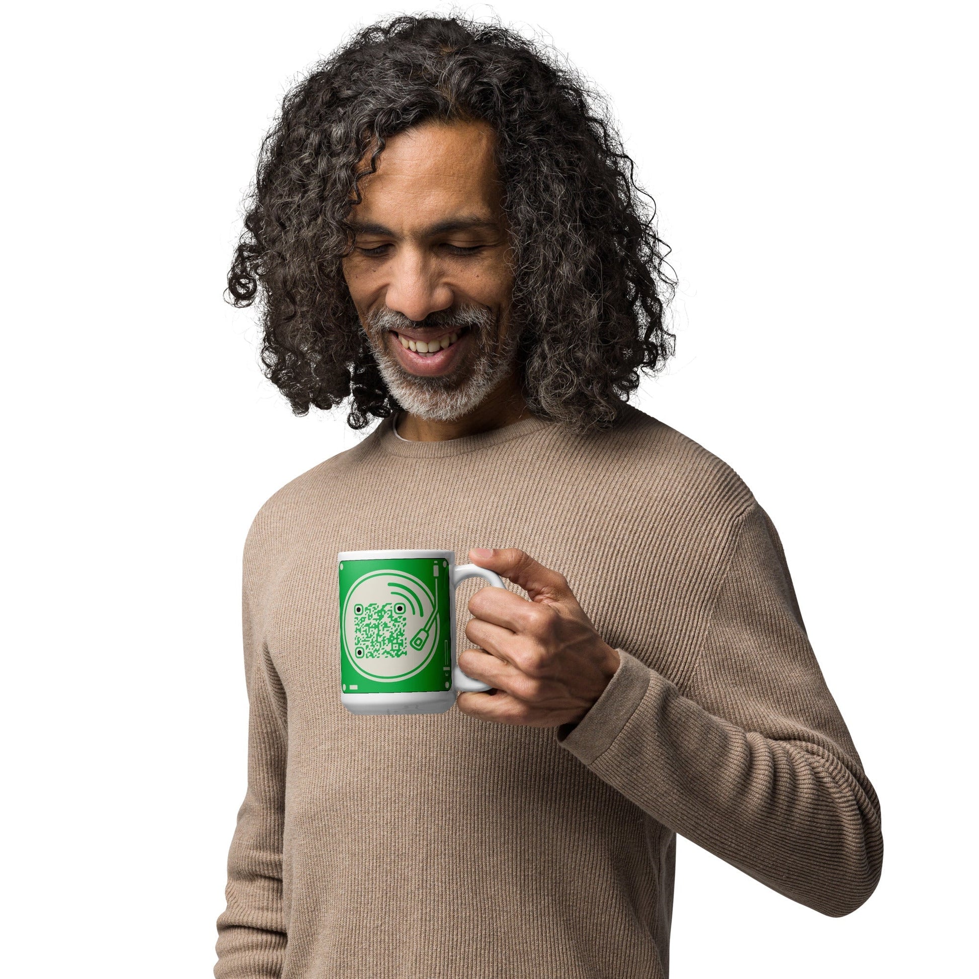 Music lovers Personalized QR Code Coffee mug