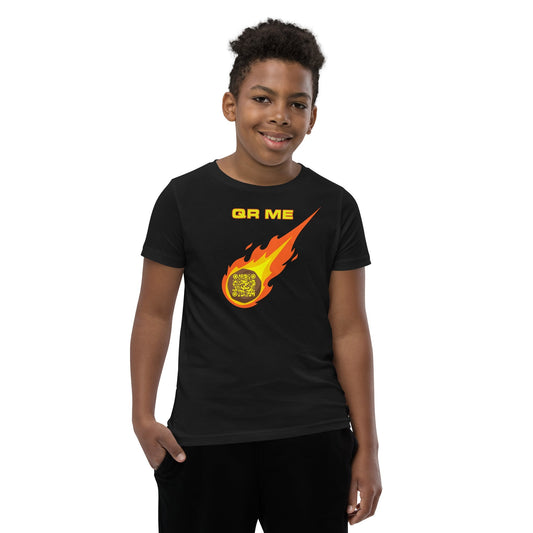 Astro Cool Personalized QR Code Youth T-Shirt