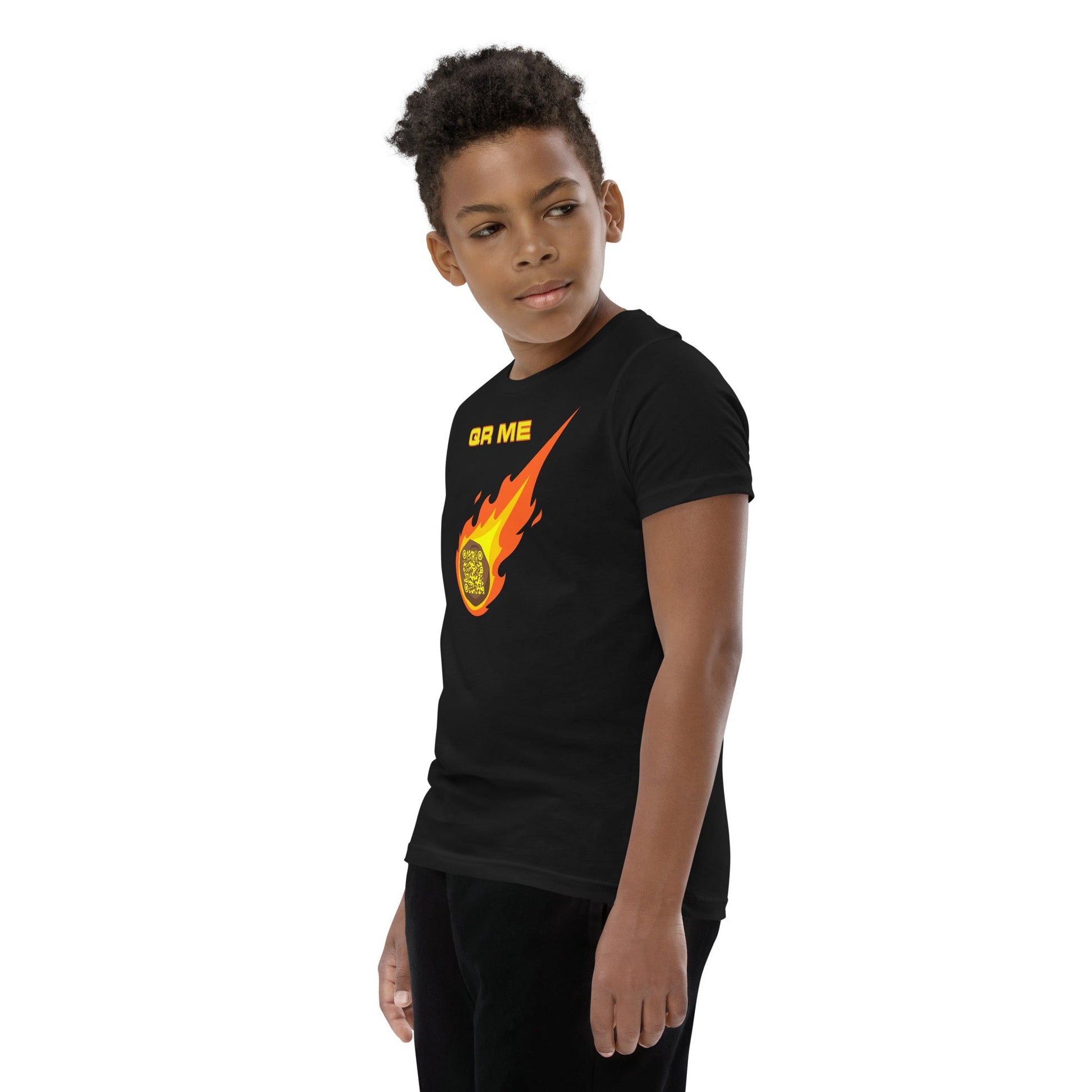 Astro Cool Personalized QR Code Youth T-Shirt