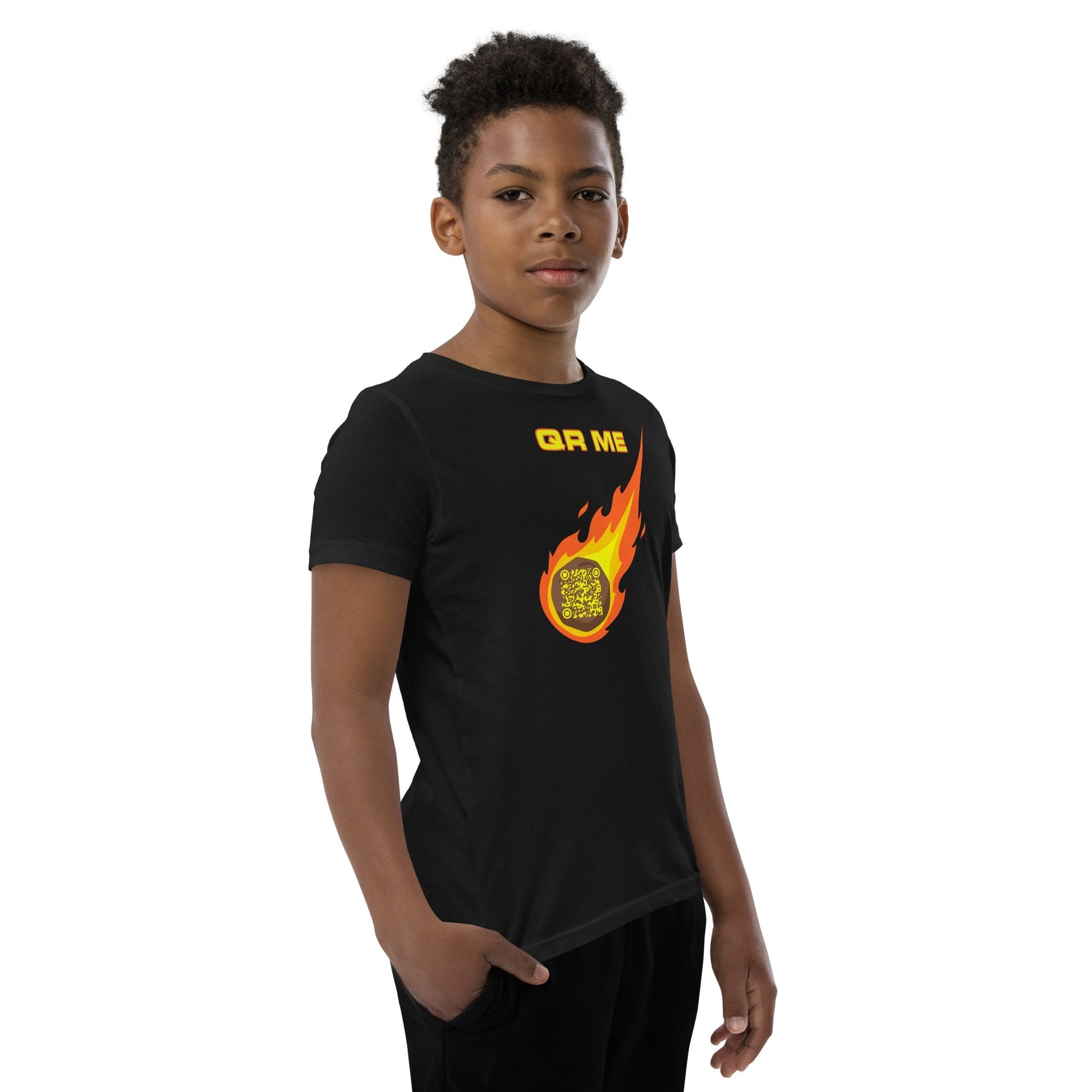 Astro Cool Personalized QR Code Youth T-Shirt
