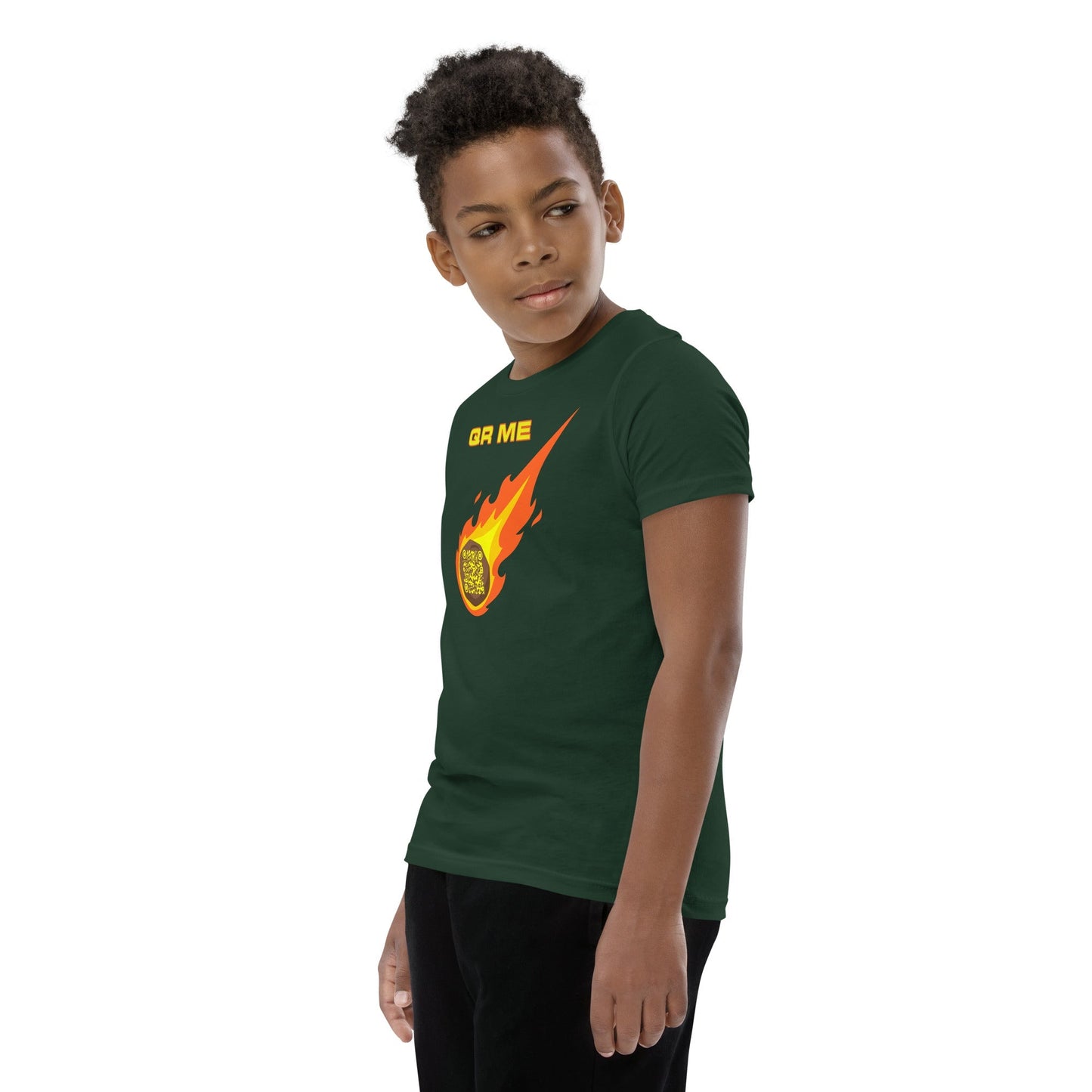 Astro Cool Personalized QR Code Youth T-Shirt