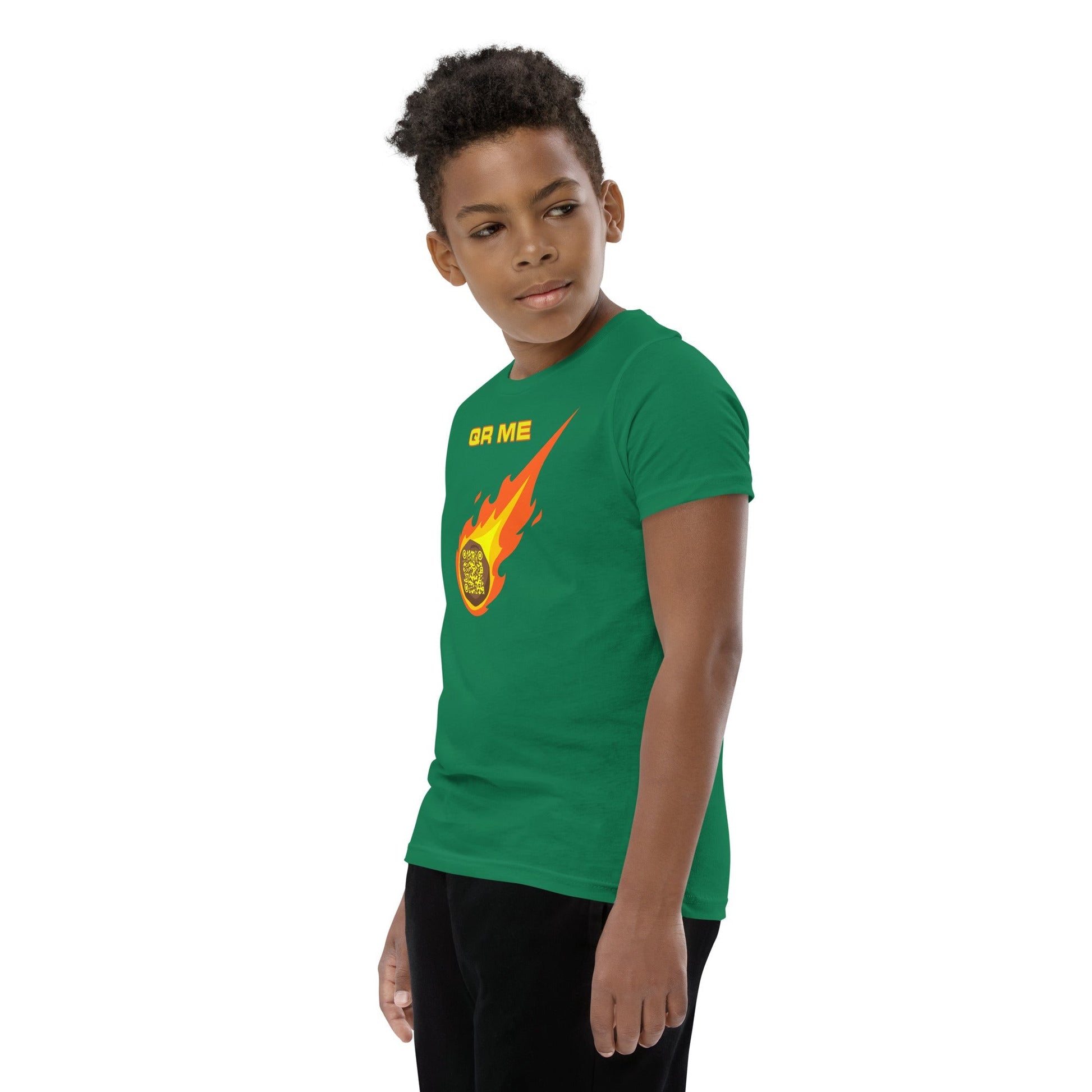 Astro Cool Personalized QR Code Youth T-Shirt