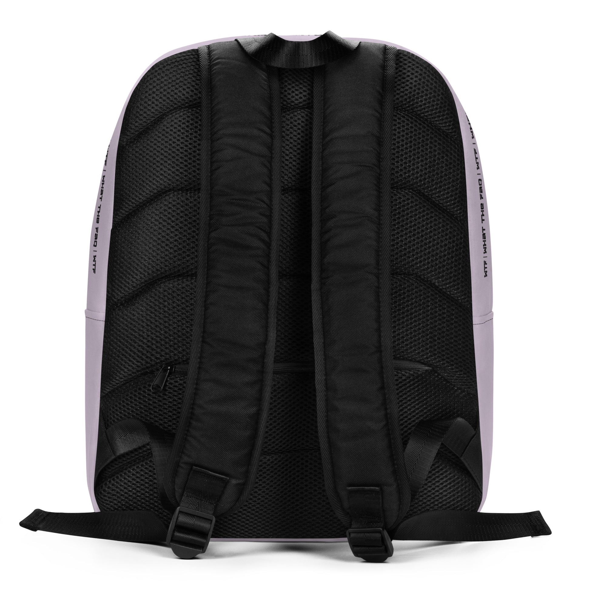 Purple Heart Emoji Personalized QR Code Backpack