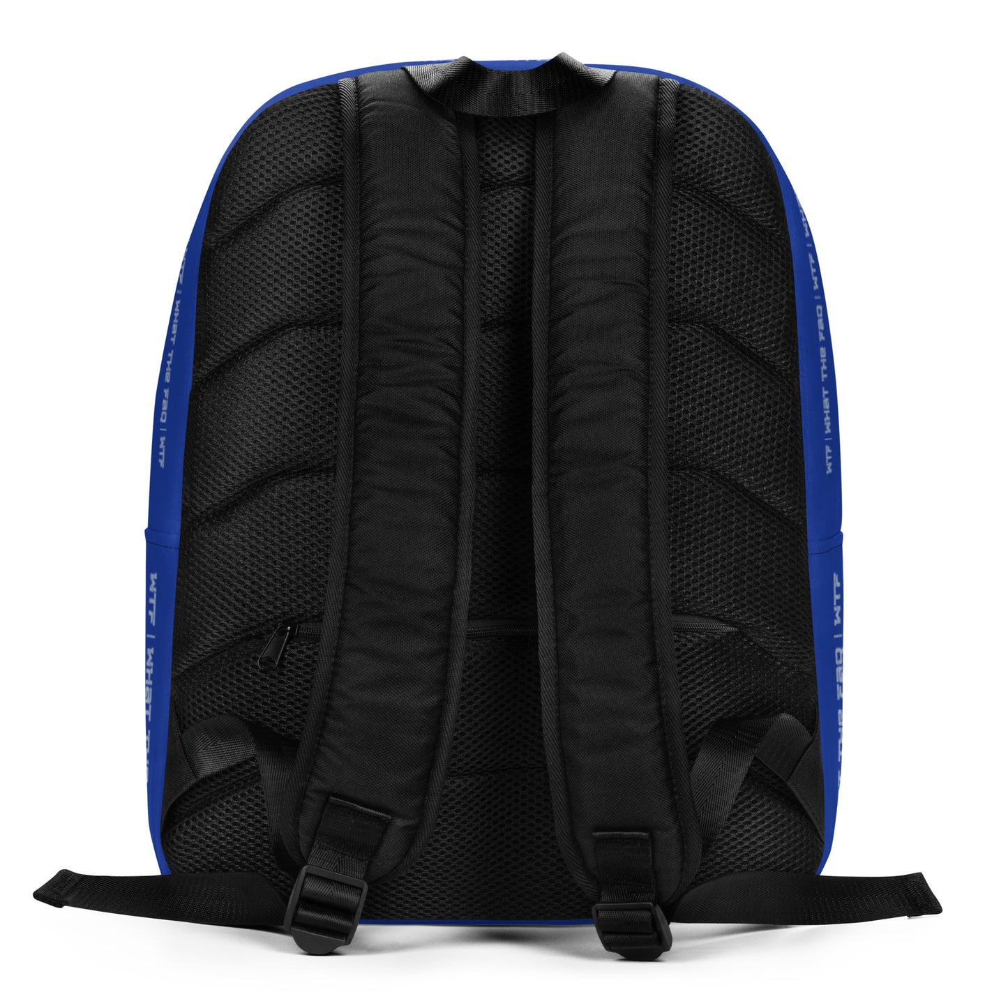 FAQ Me Personalized QR Code Royal Blue Backpack