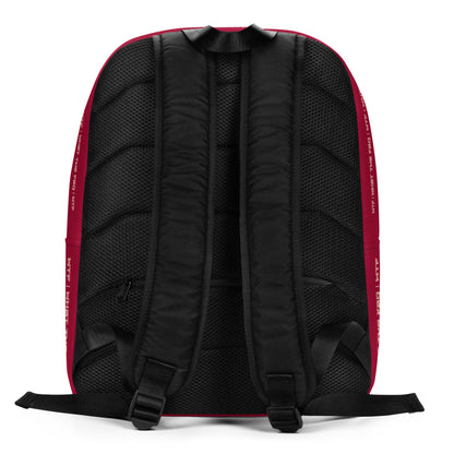 FAQ Me Personalized QR Code Dark Red Backpack