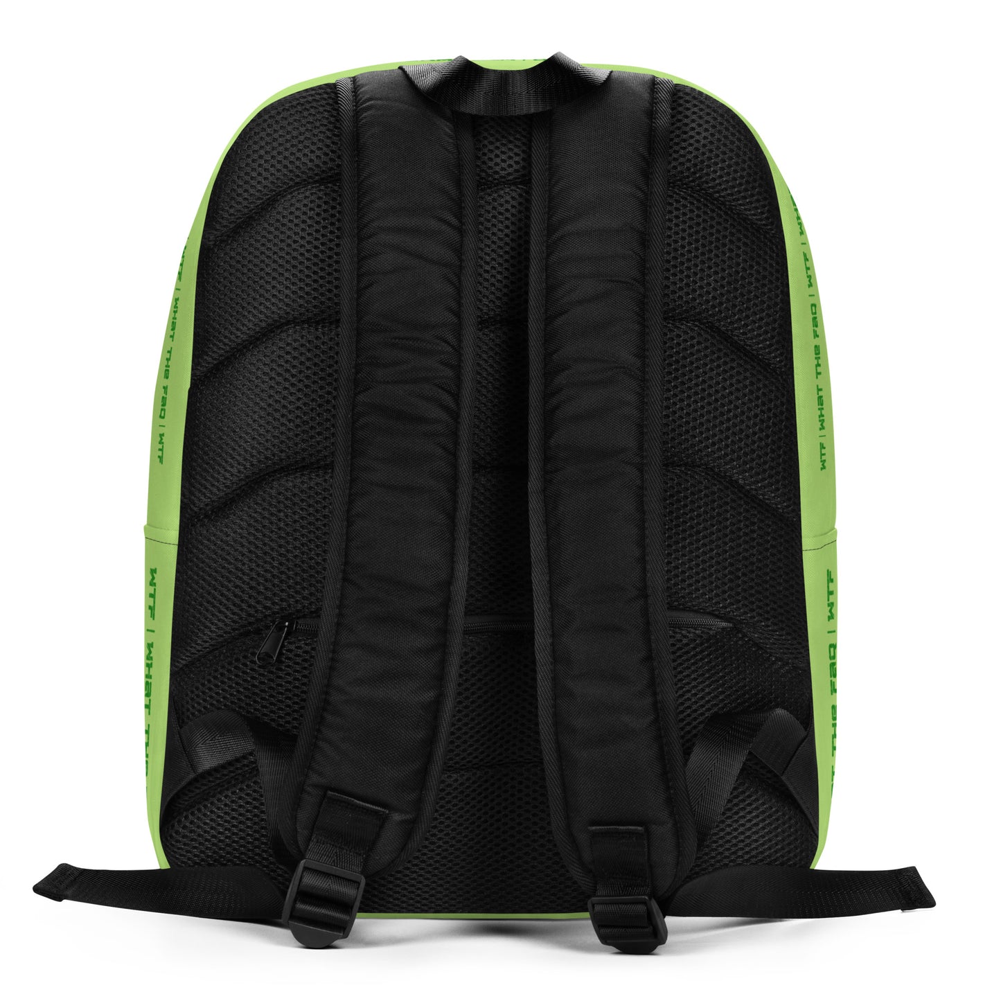 FAQ Me Personalized QR Code Acid Green Backpack-QR GEAR STORE