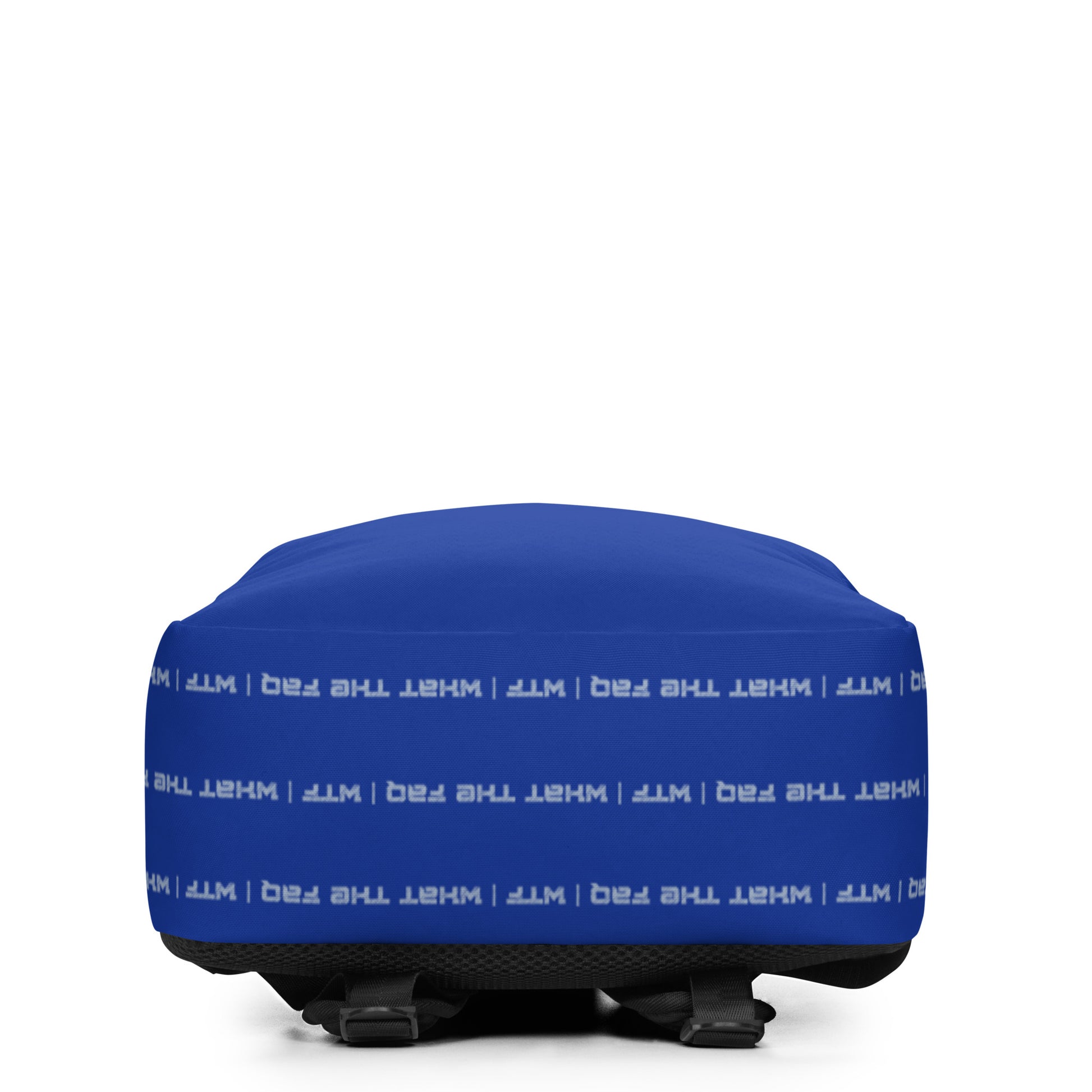 FAQ Me Personalized QR Code Royal Blue Backpack