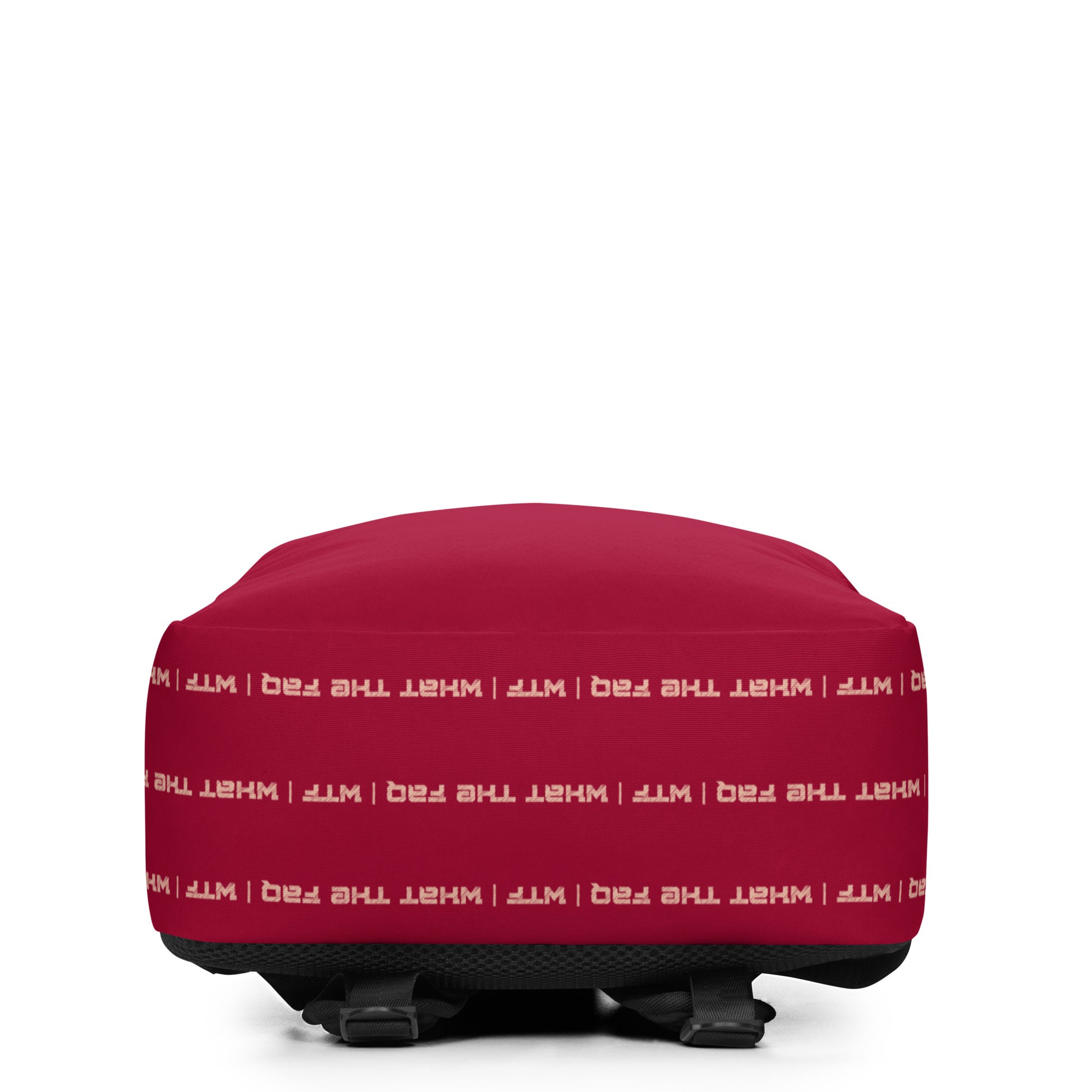 FAQ Me Personalized QR Code Dark Red Backpack